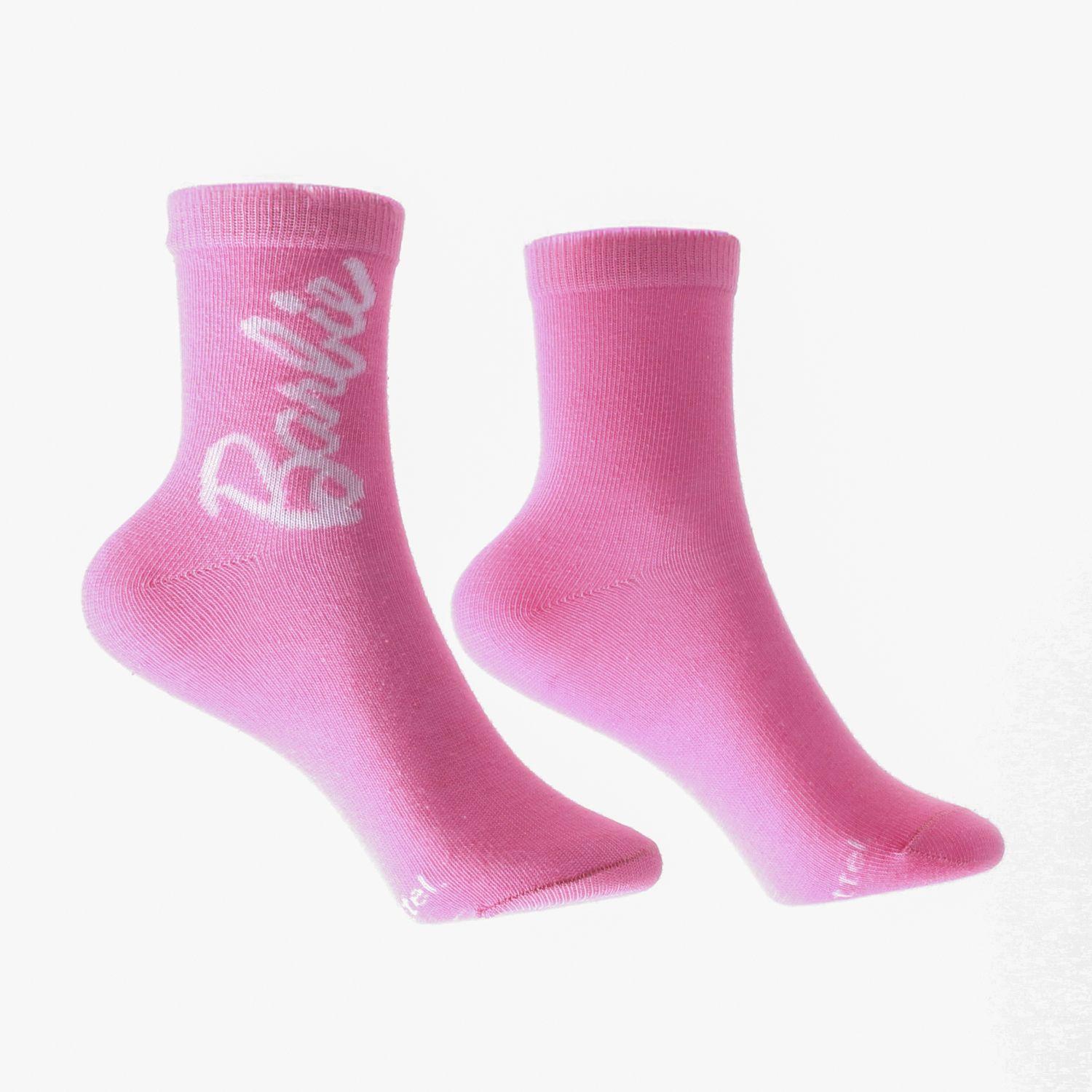 Bipack Calcetines Niña Full Print Rosado Barbie-4