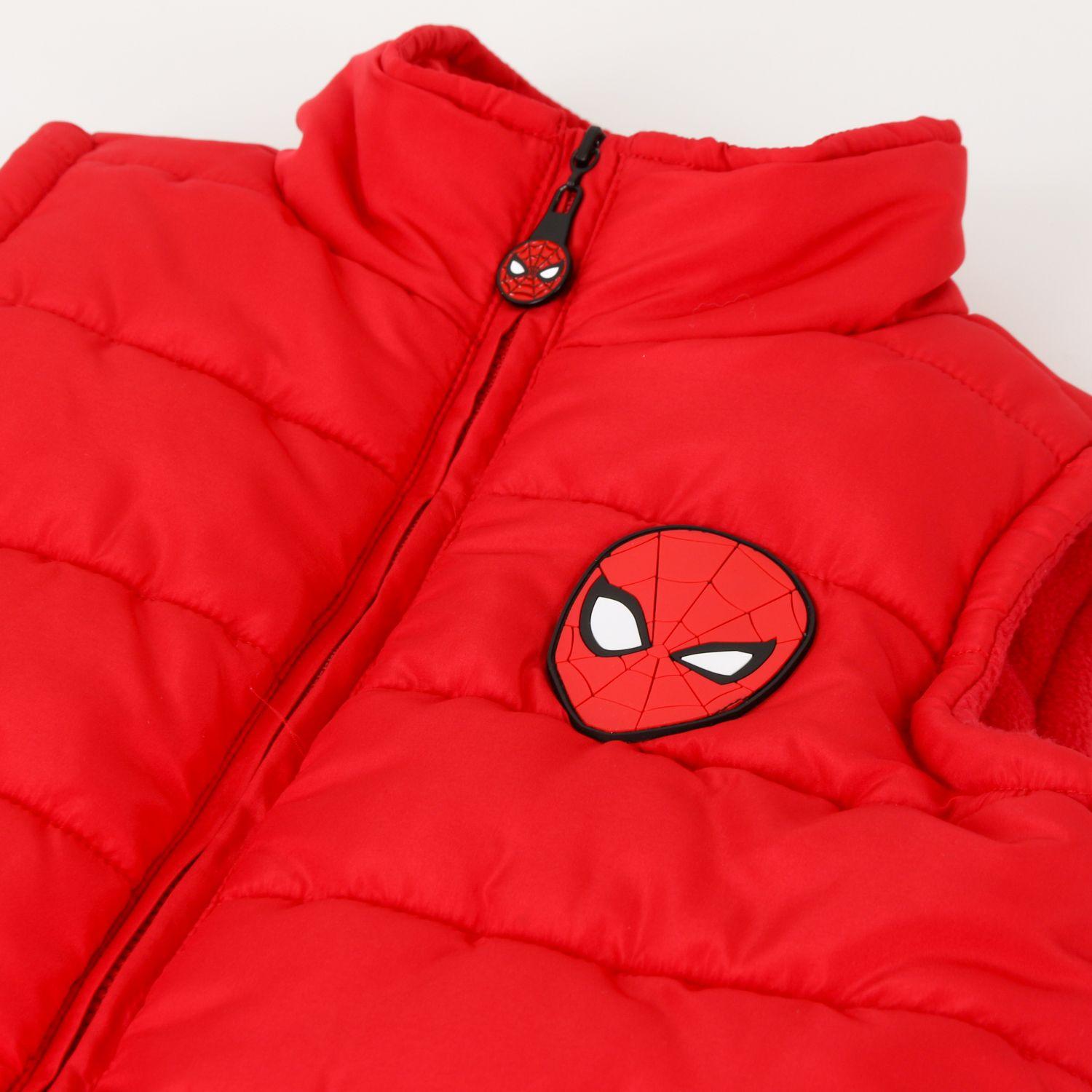 Parka Sin Mangas Niño Spiderman Rojo Marvel-2