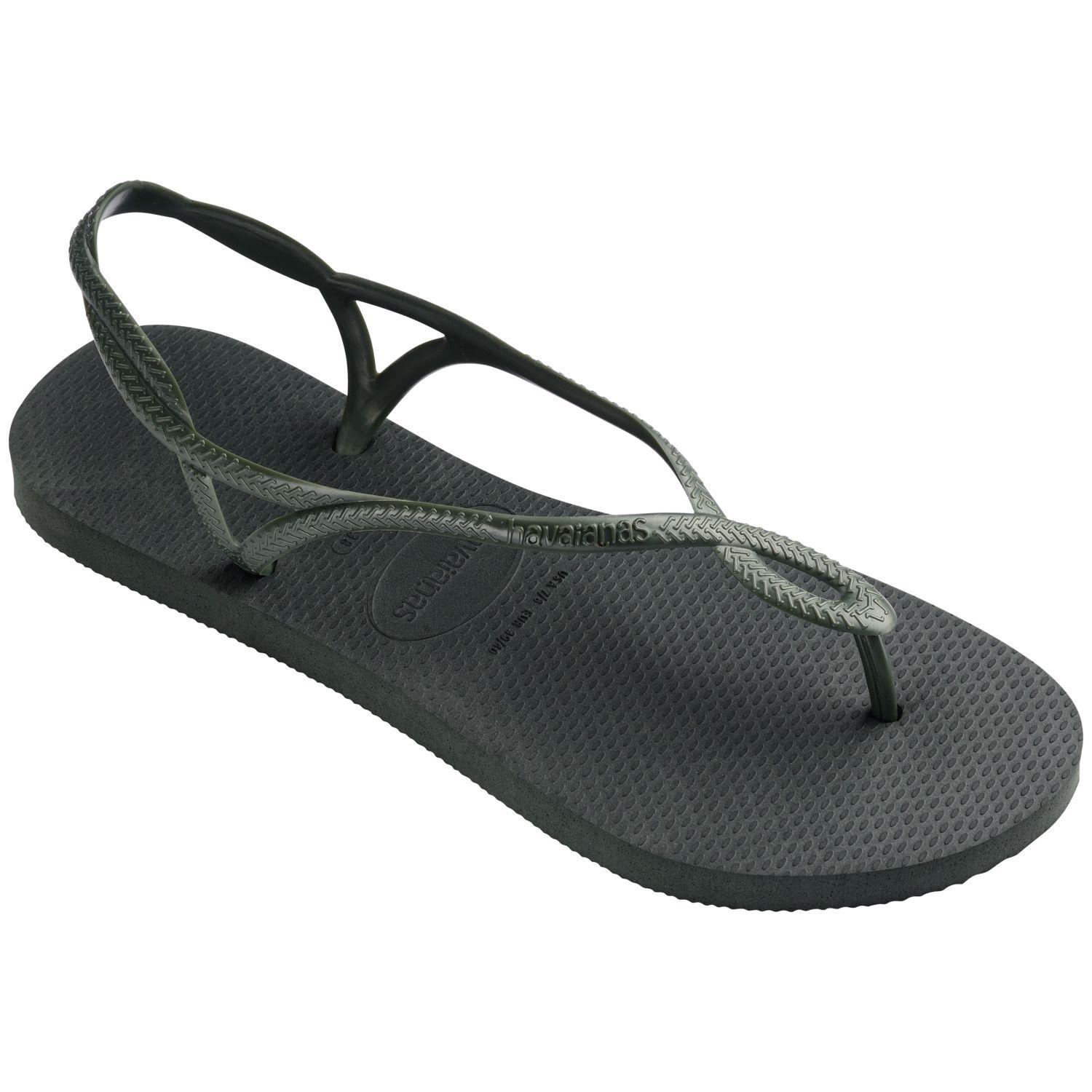 Sandalia Mujer Luna Verde Oliva Havaianas-1