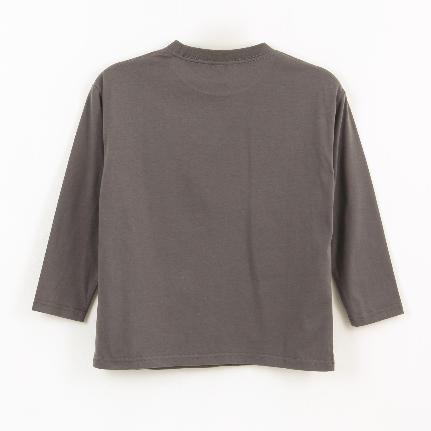 Polera Manga Larga Niño The Mandalorian Gris Star Wars-1