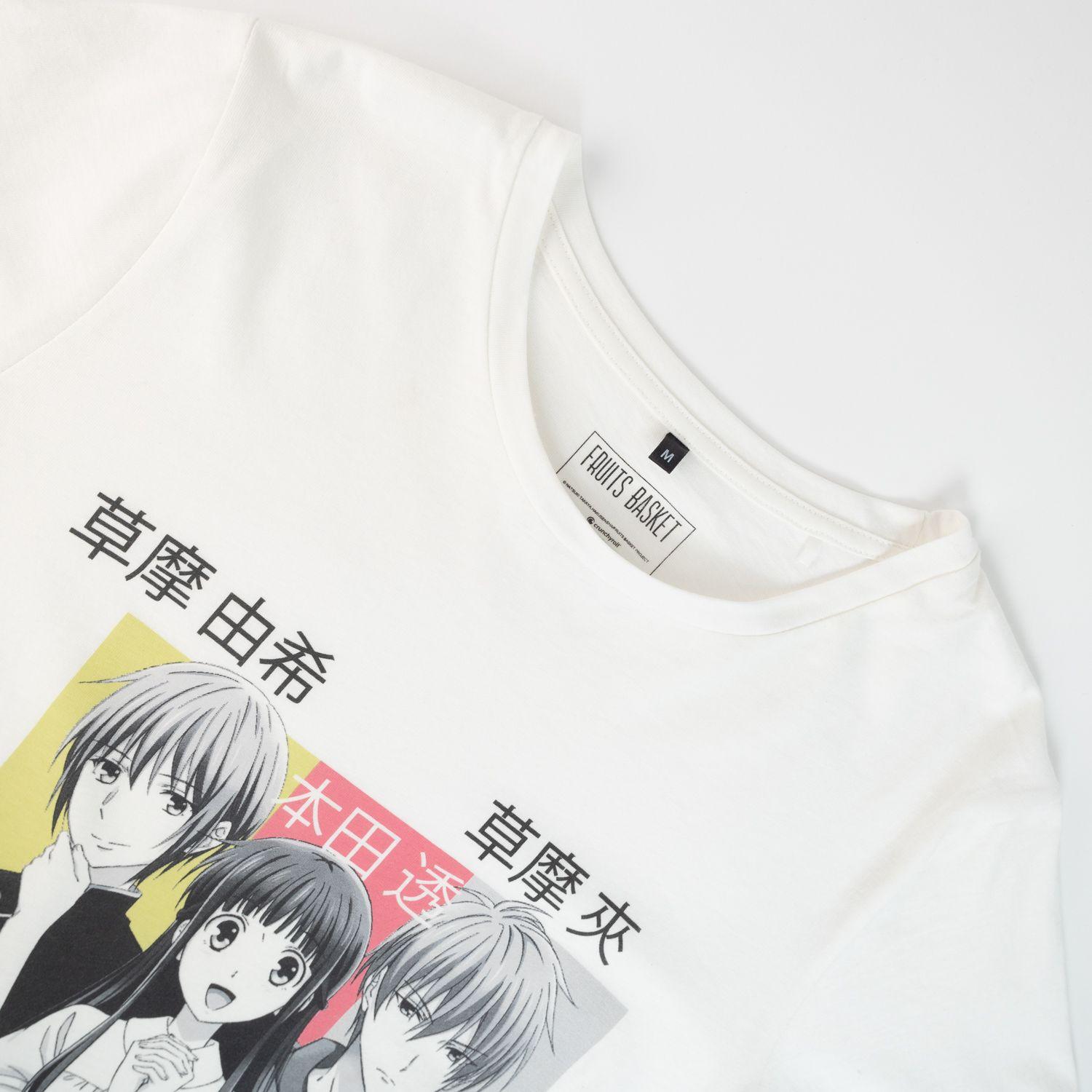 Polera Mujer  Fruits Basket  Boys Blanco-1