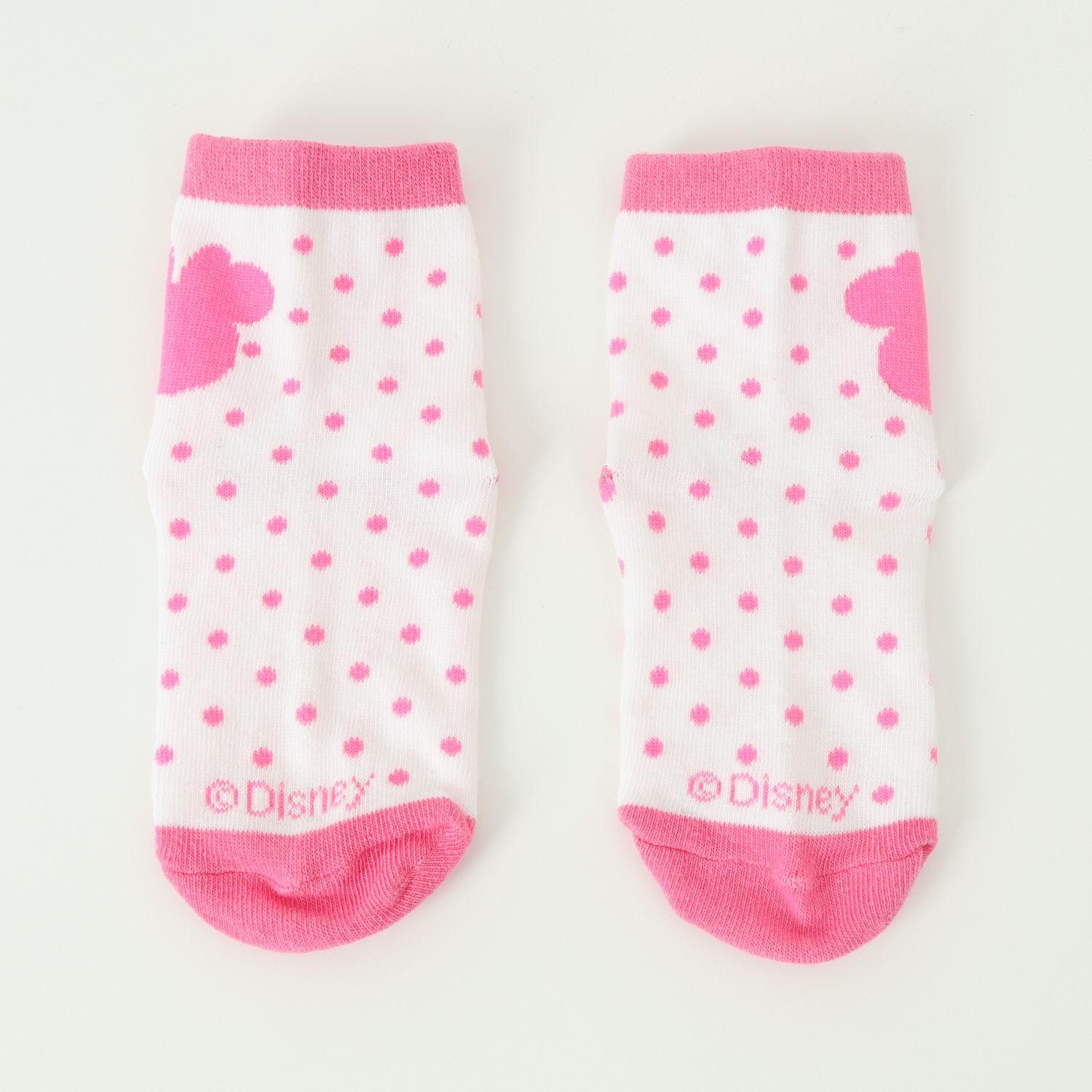 Pack Calcetines Niña Minnie Puntos Rosado Disney-3