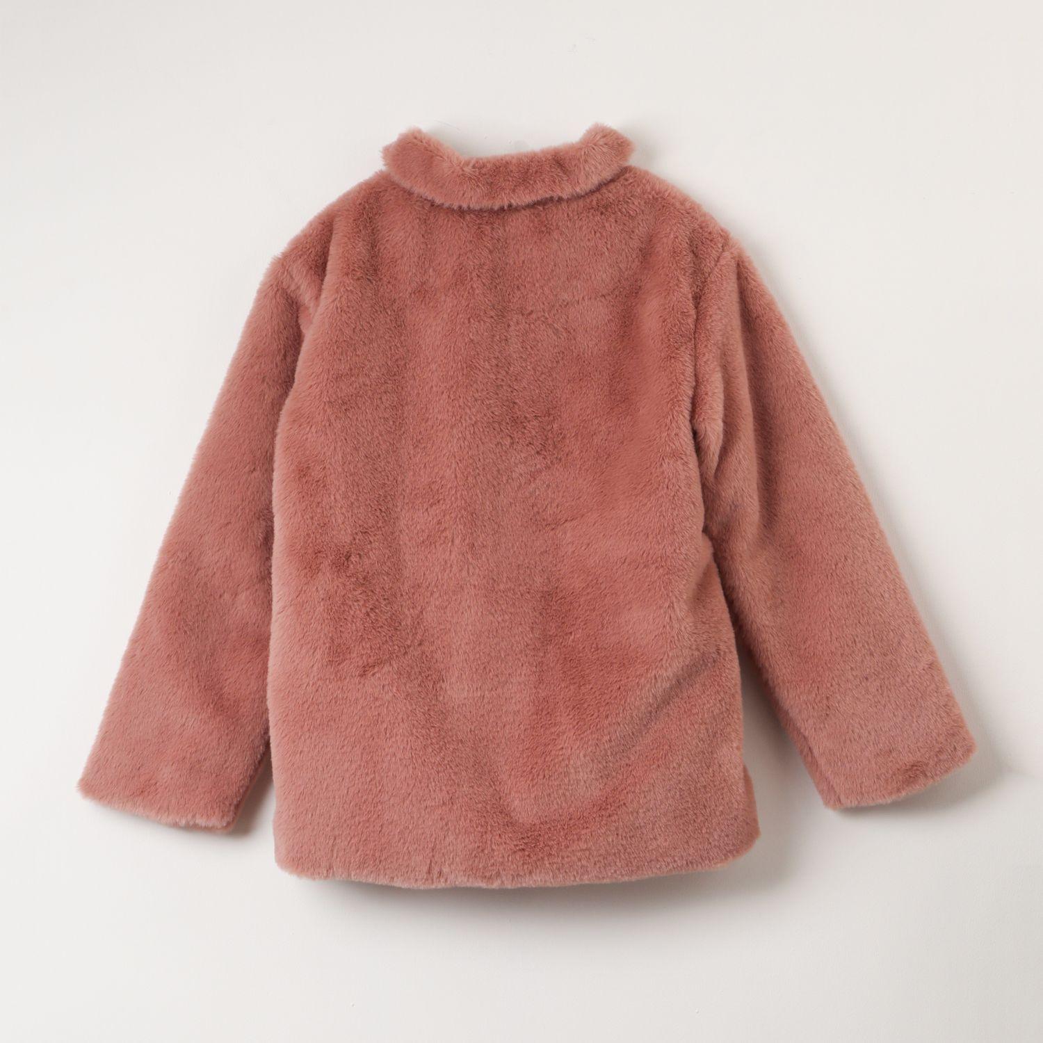 Chaqueta Niña Minnie Felpa Rosado Disney-2
