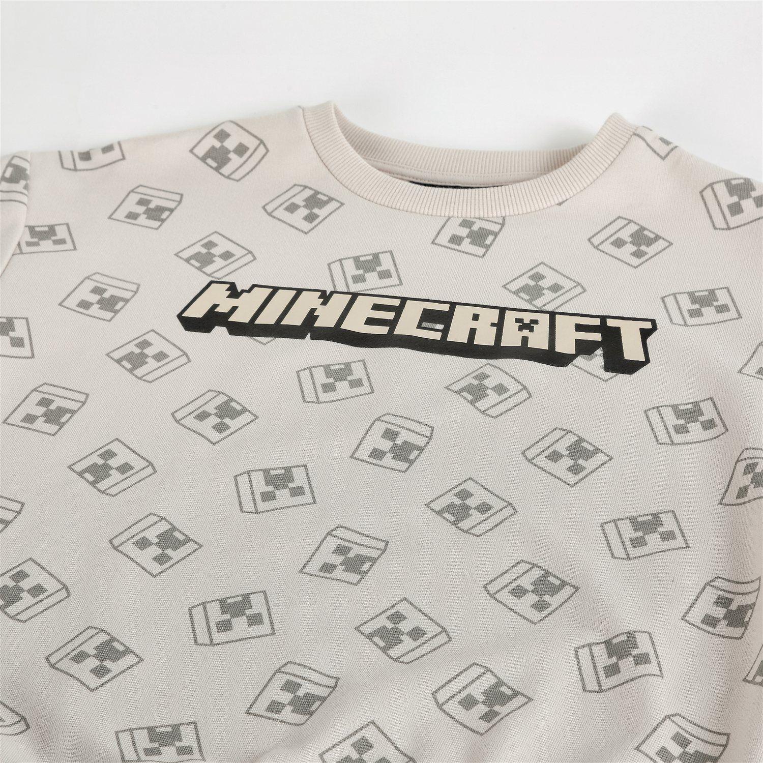 Conjunto Niño Minecraft Corto Beige-3