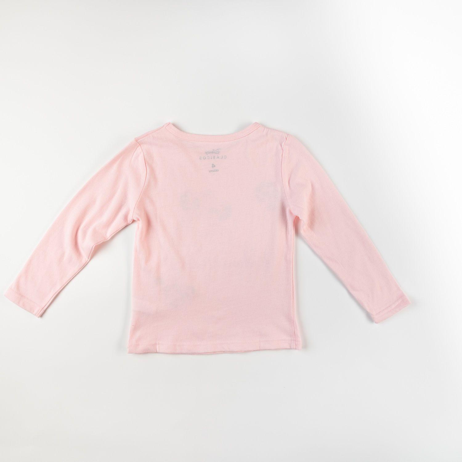 Polera Manga Larga Niña Rey León No Worries Rosado Disney-1