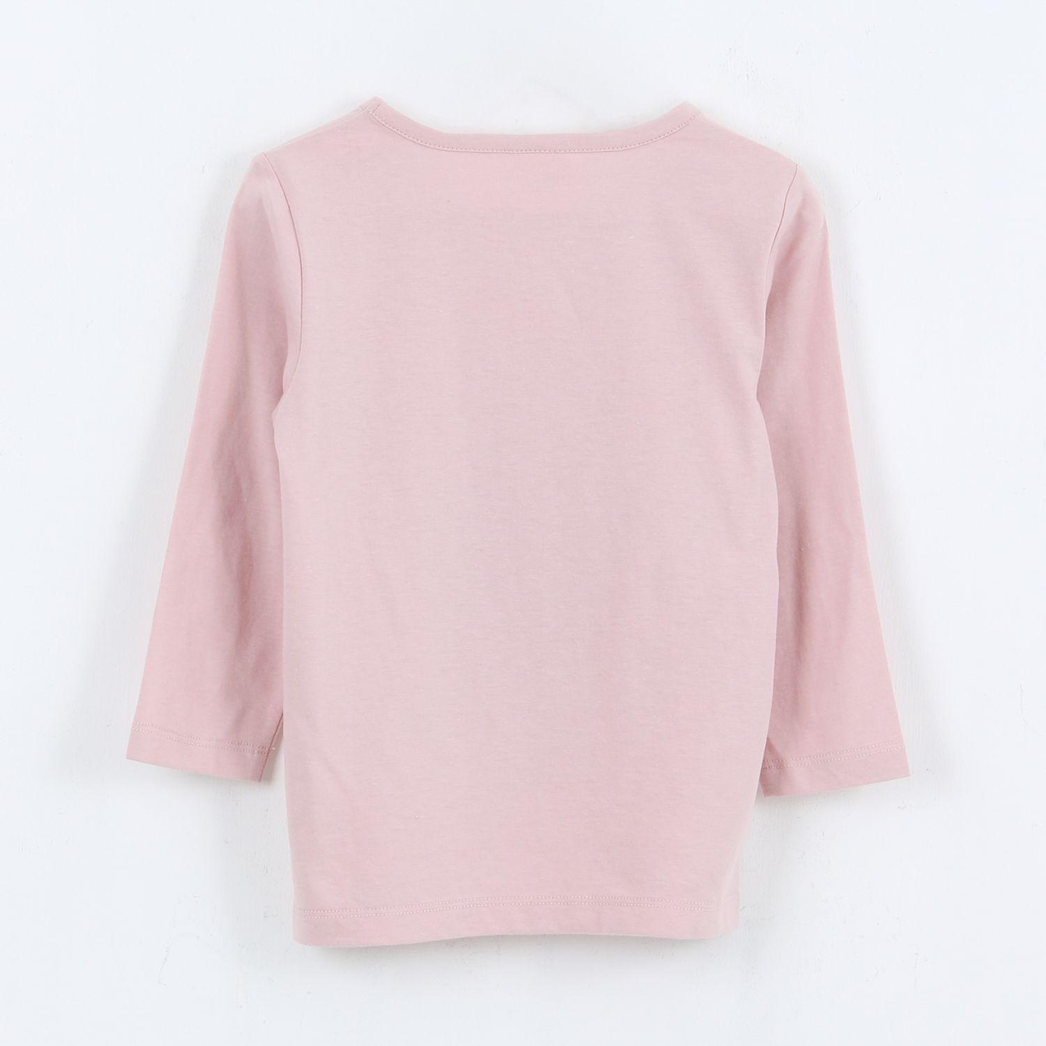 Polera Manga Larga Niña Polly Puppy Rosado Bluey-1