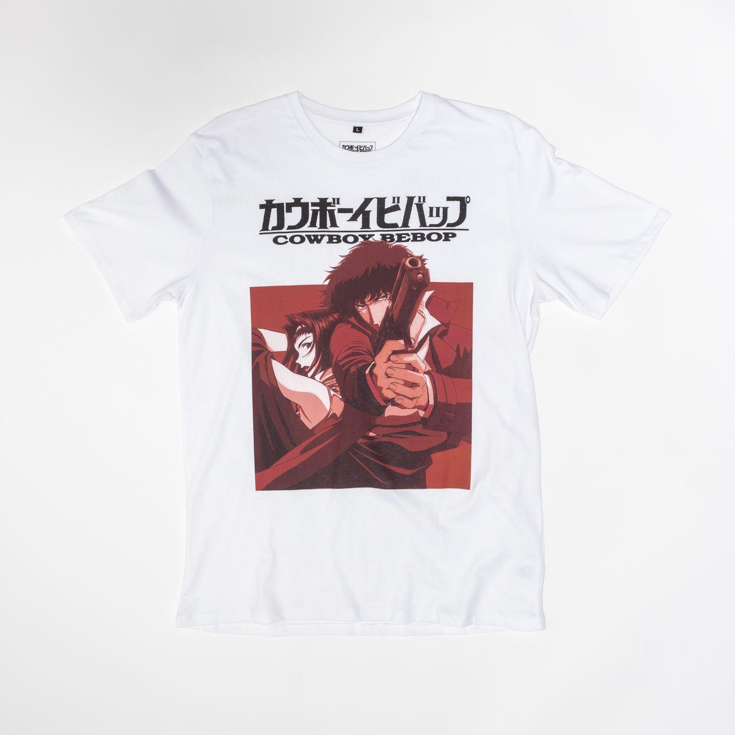 Polera Hombre Cowboy Bebop Blanco-0