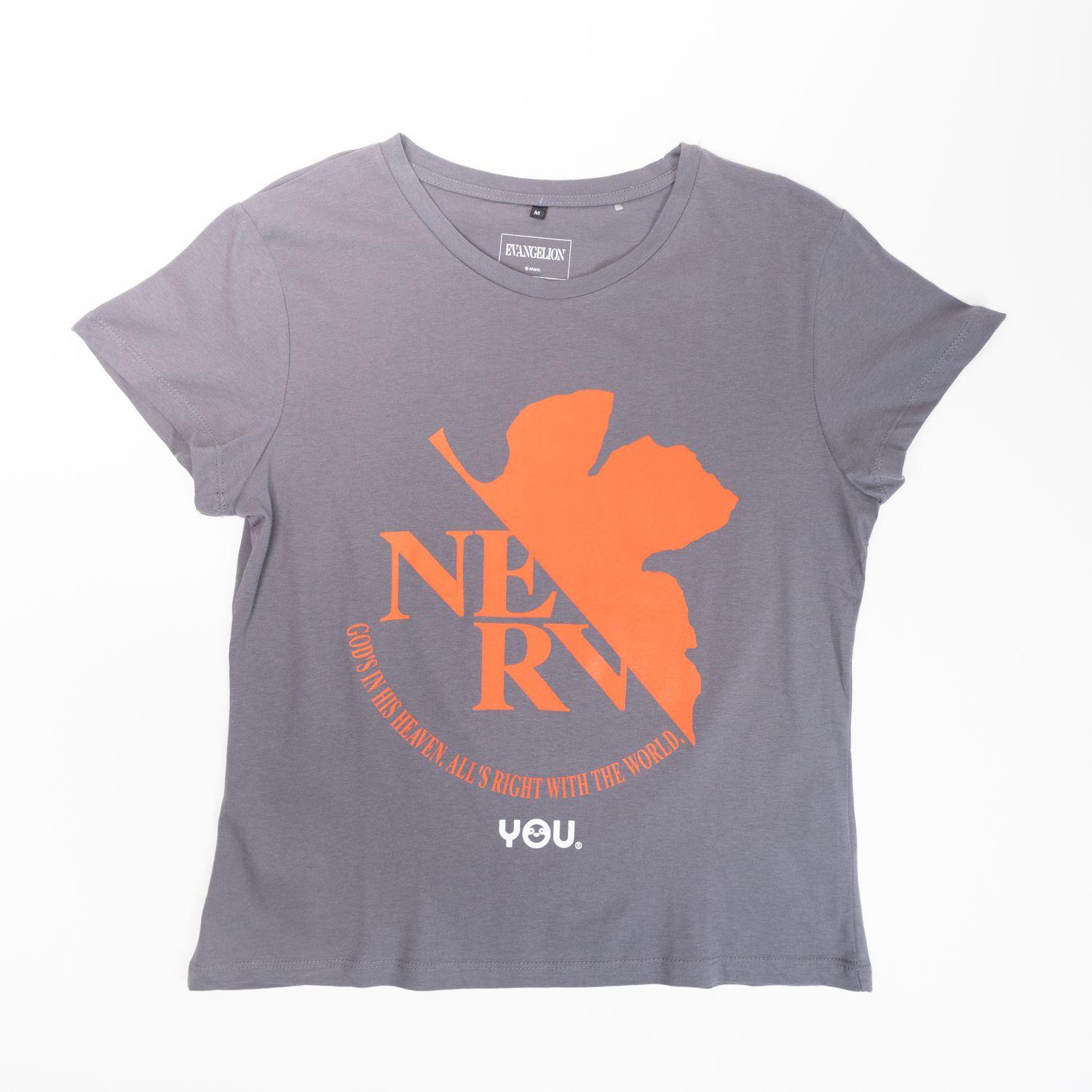 Polera Mujer  Evangelion  Nerv Gris-0