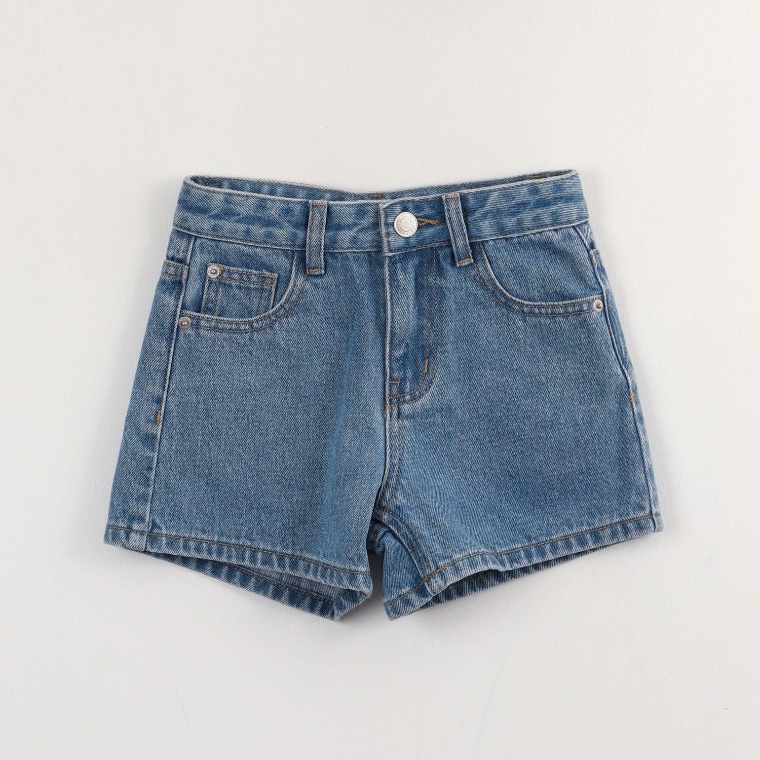 Short Niña Azul Básico The Brands Club-0