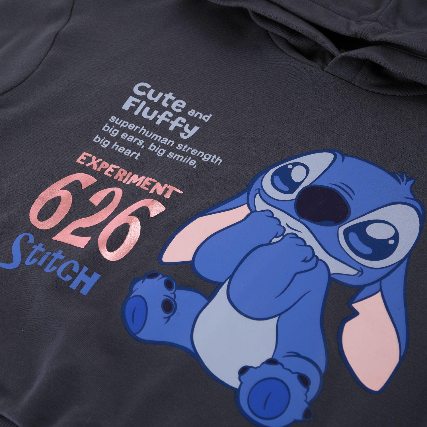 Conjunto Buzo Niña Stitch Disney Gris-2
