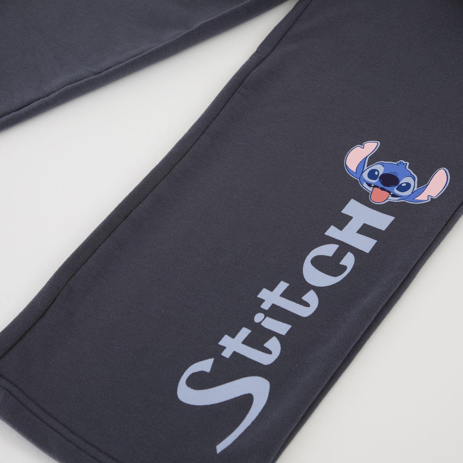Conjunto Buzo Niña Stitch Disney Gris-3