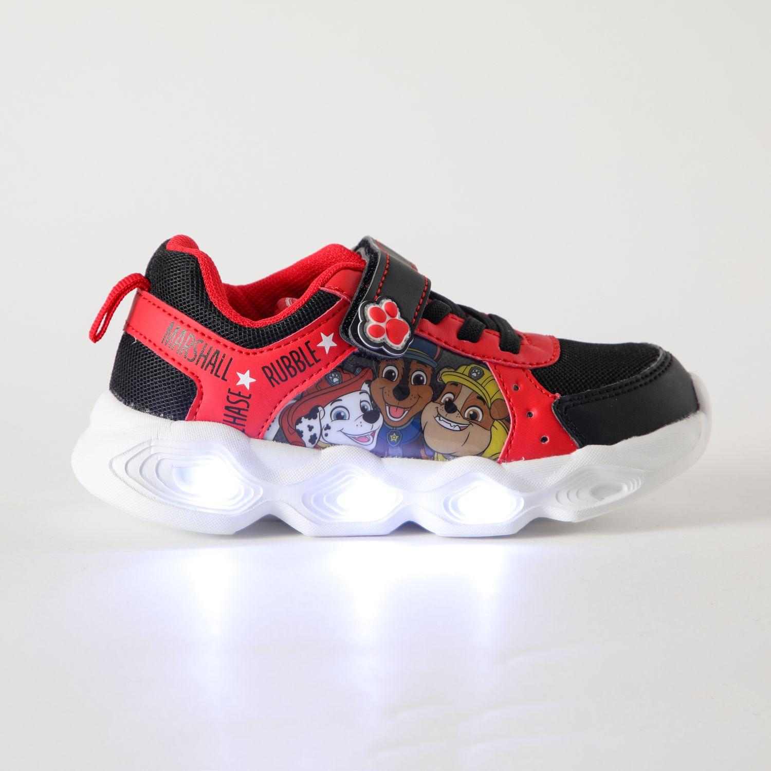 Zapatilla Con Luces Niño Riendo Rojo Paw Patrol-0