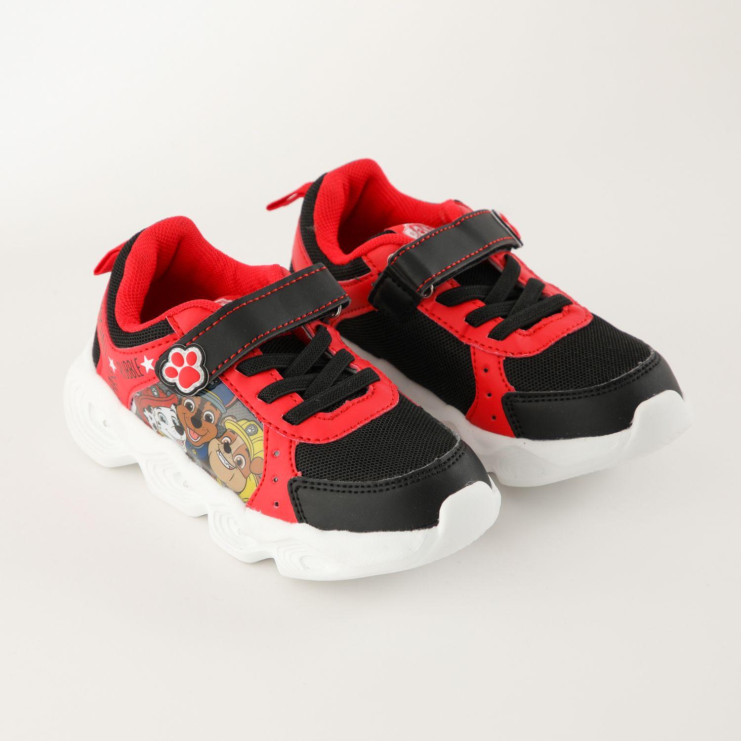 Zapatilla Con Luces Niño Riendo Rojo Paw Patrol-1