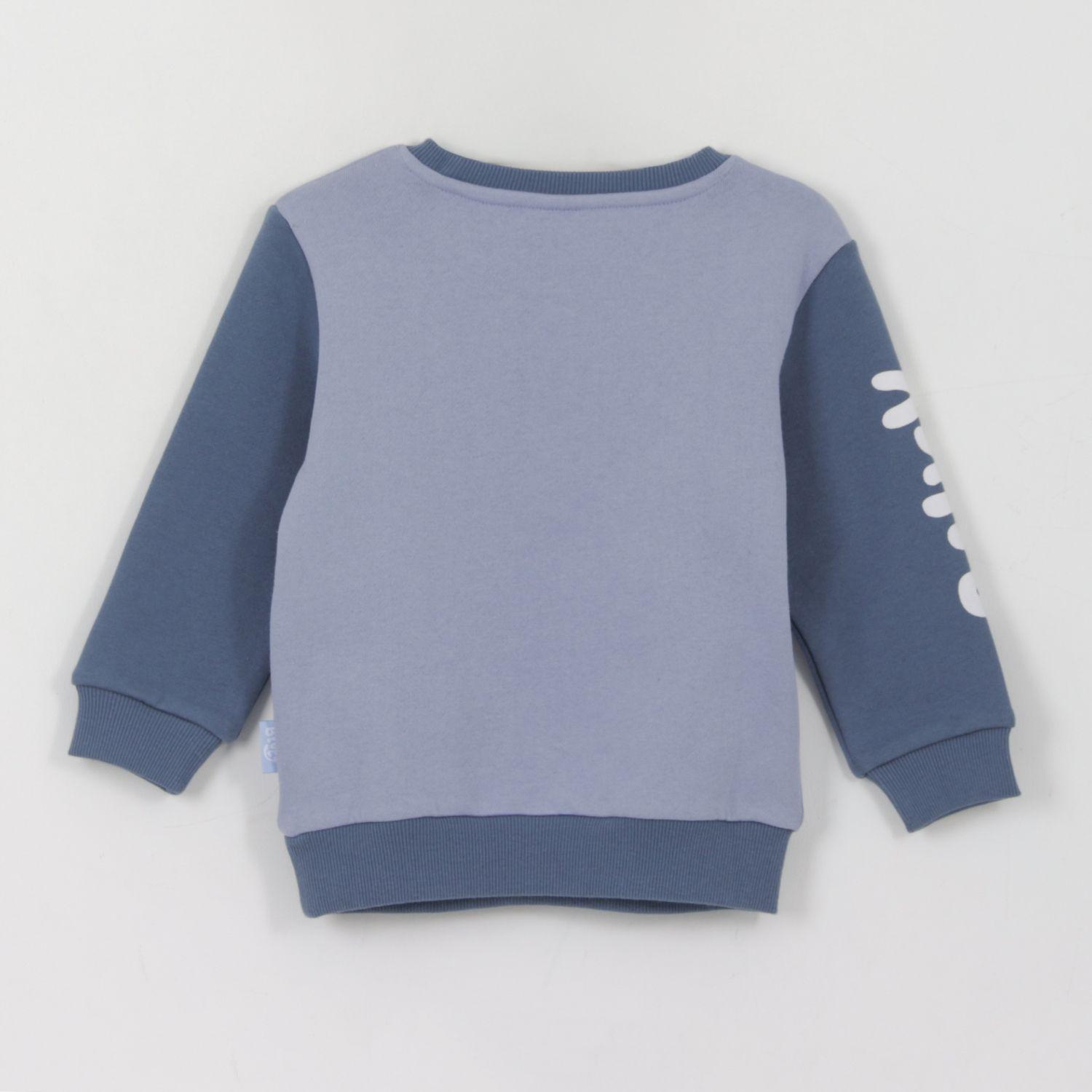 Polerón Cerrado Niño Personaje Azul Bluey-1