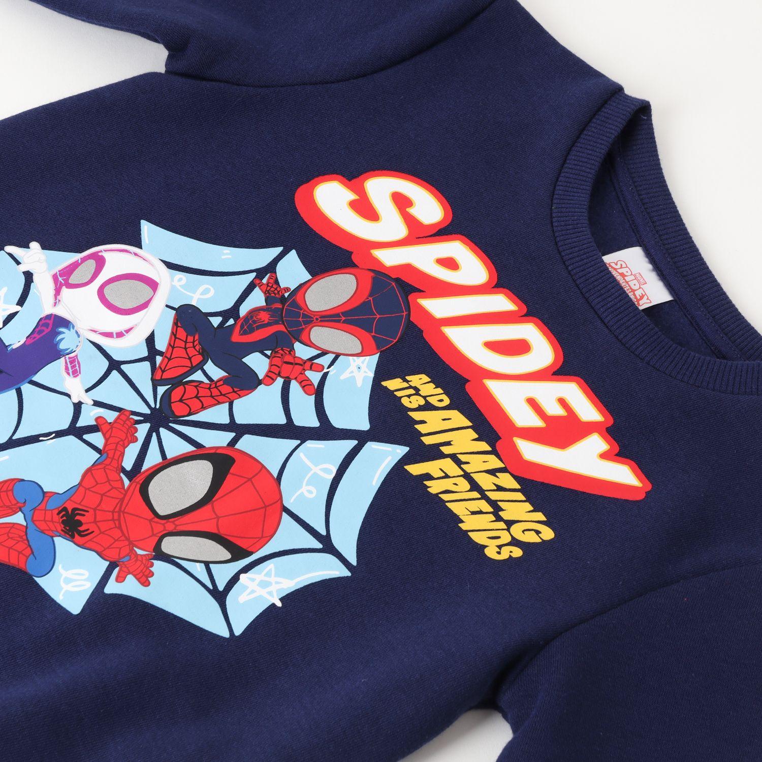 Buzo Niño Spiderman Bff Azul Marvel-1