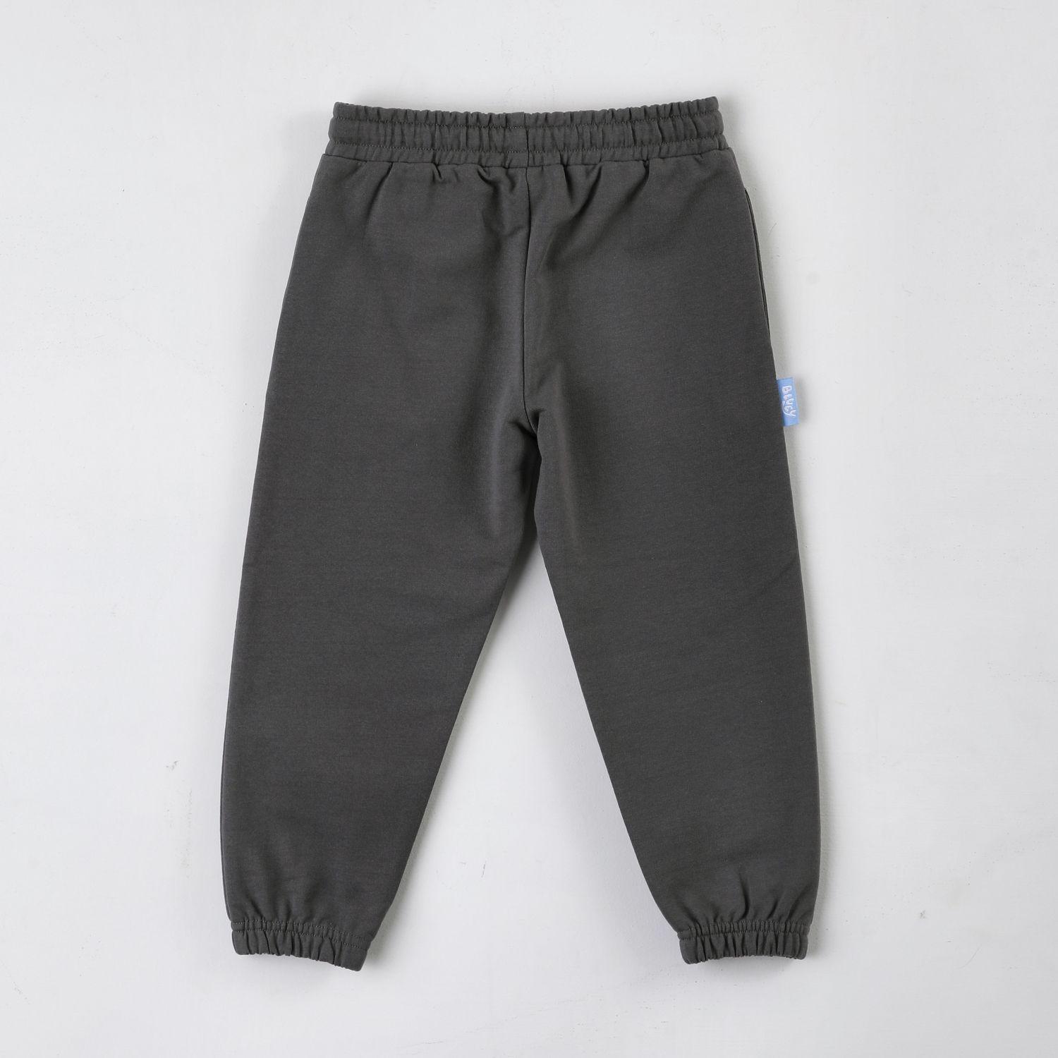 Pantalón de Buzo Niño Bluey Estampado Gris-1