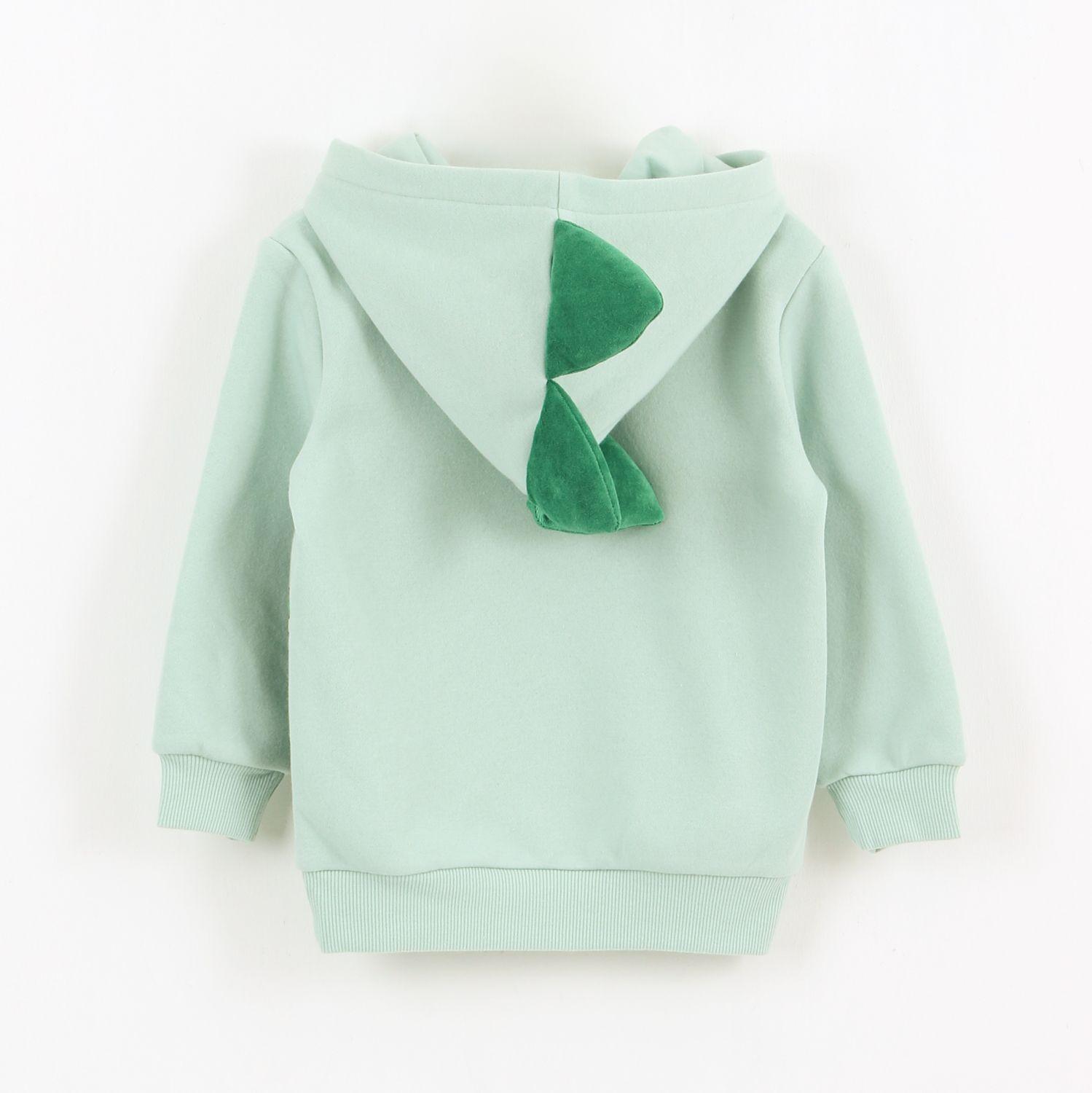 Polerón Cerrado Niño Hoodie Rex Toy Story Verde Disney-1