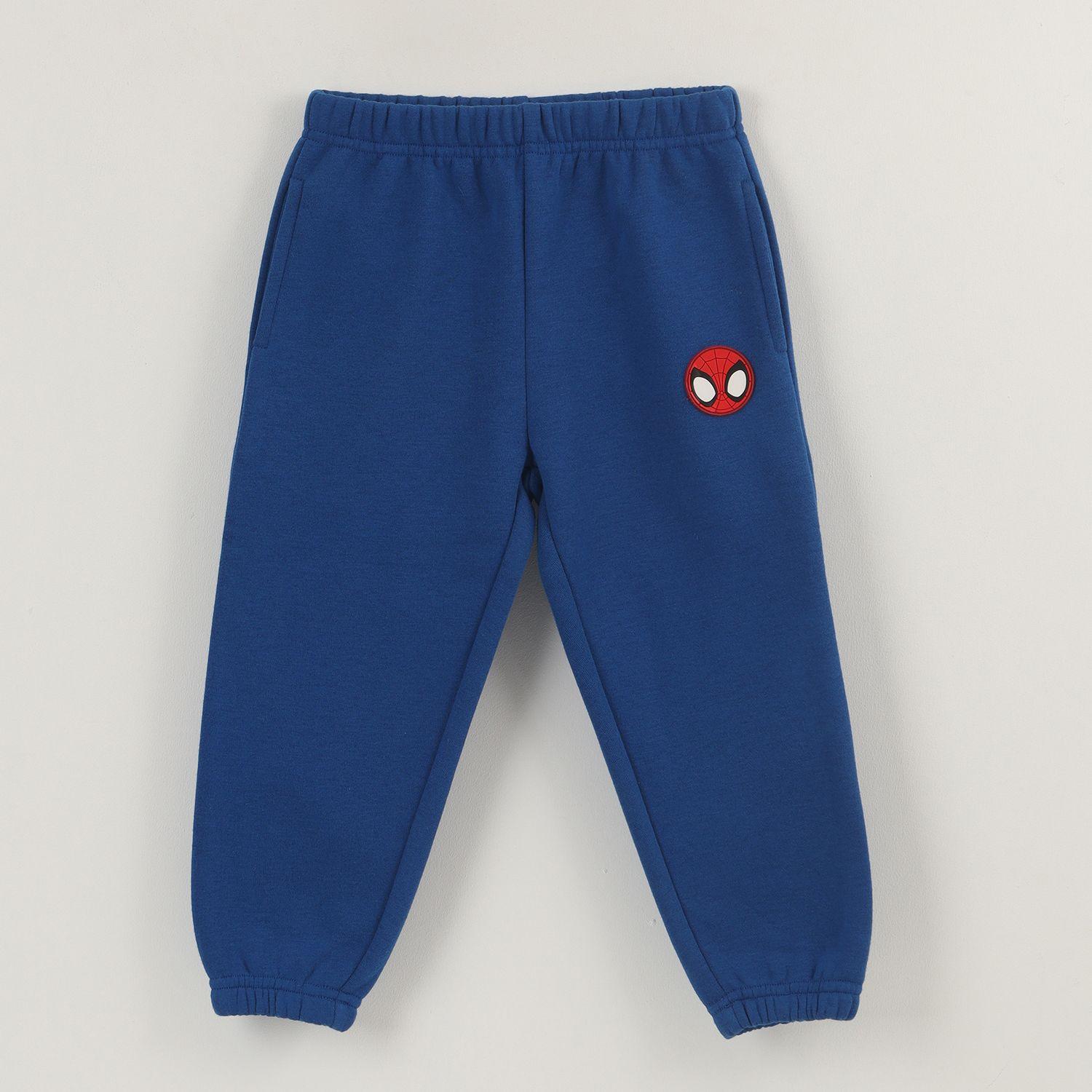 Pantalon De Buzo Niño Spiderman Logo Azul Marvel-0