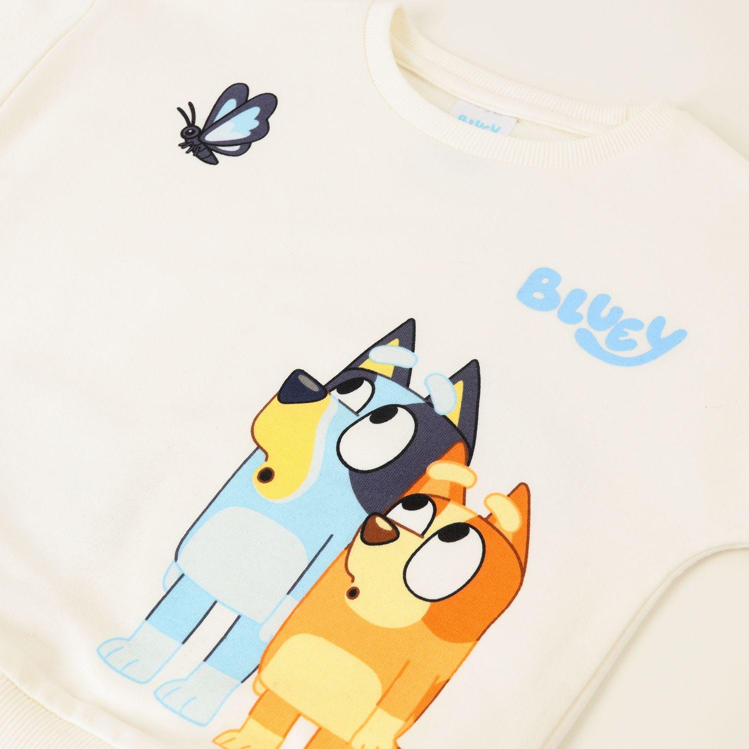 Conjunto Buzo Niña Butterfly Beige Bingo Y Bluey-1