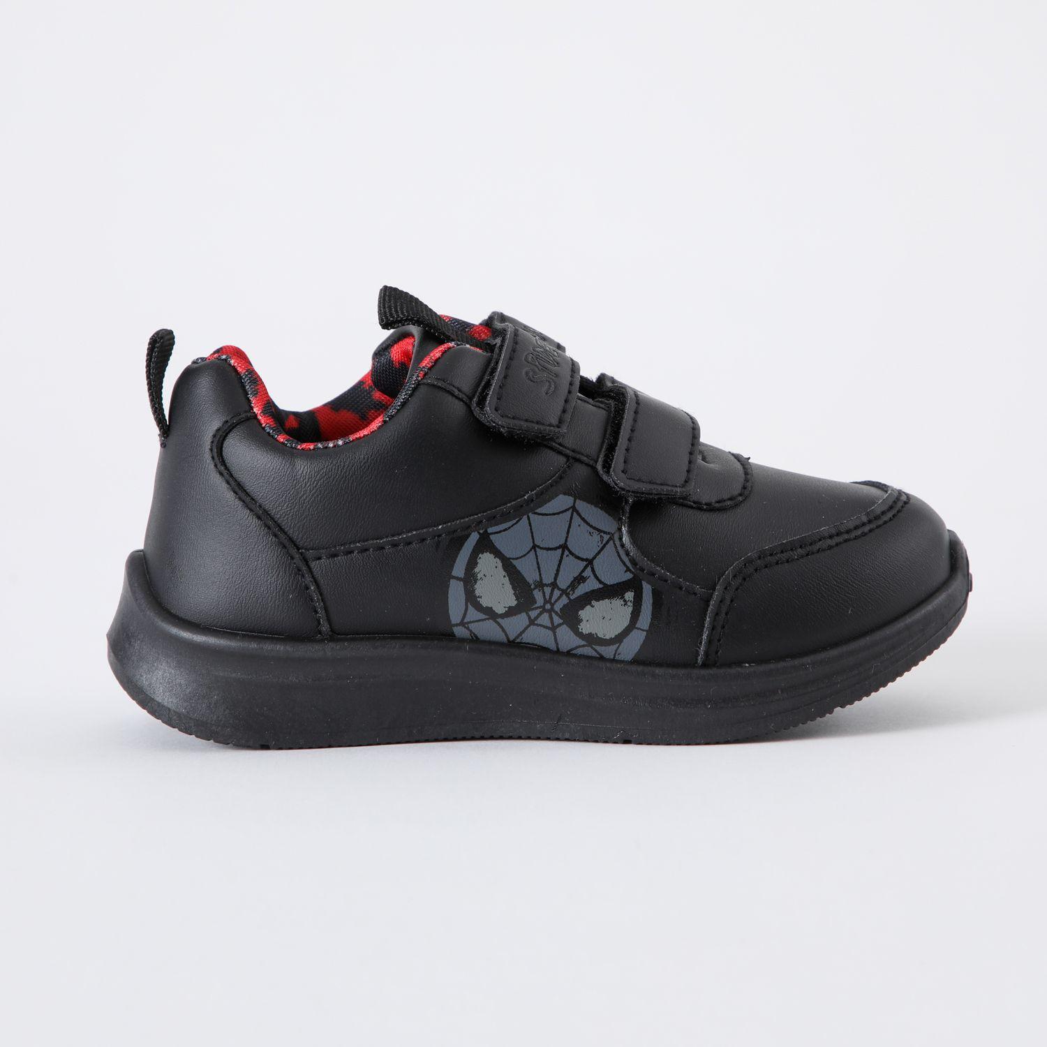 Zapatilla Escolar Niño Spiderman Face Negro Marvel-0