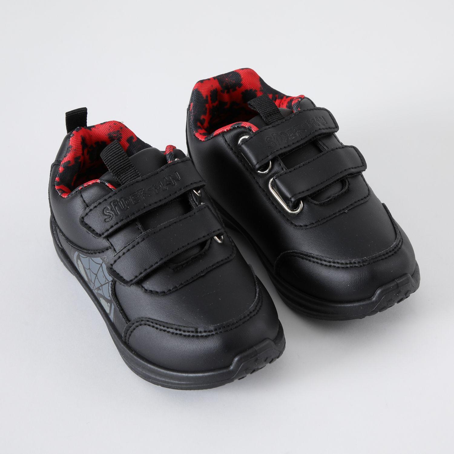 Zapatilla Escolar Niño Spiderman Face Negro Marvel-1