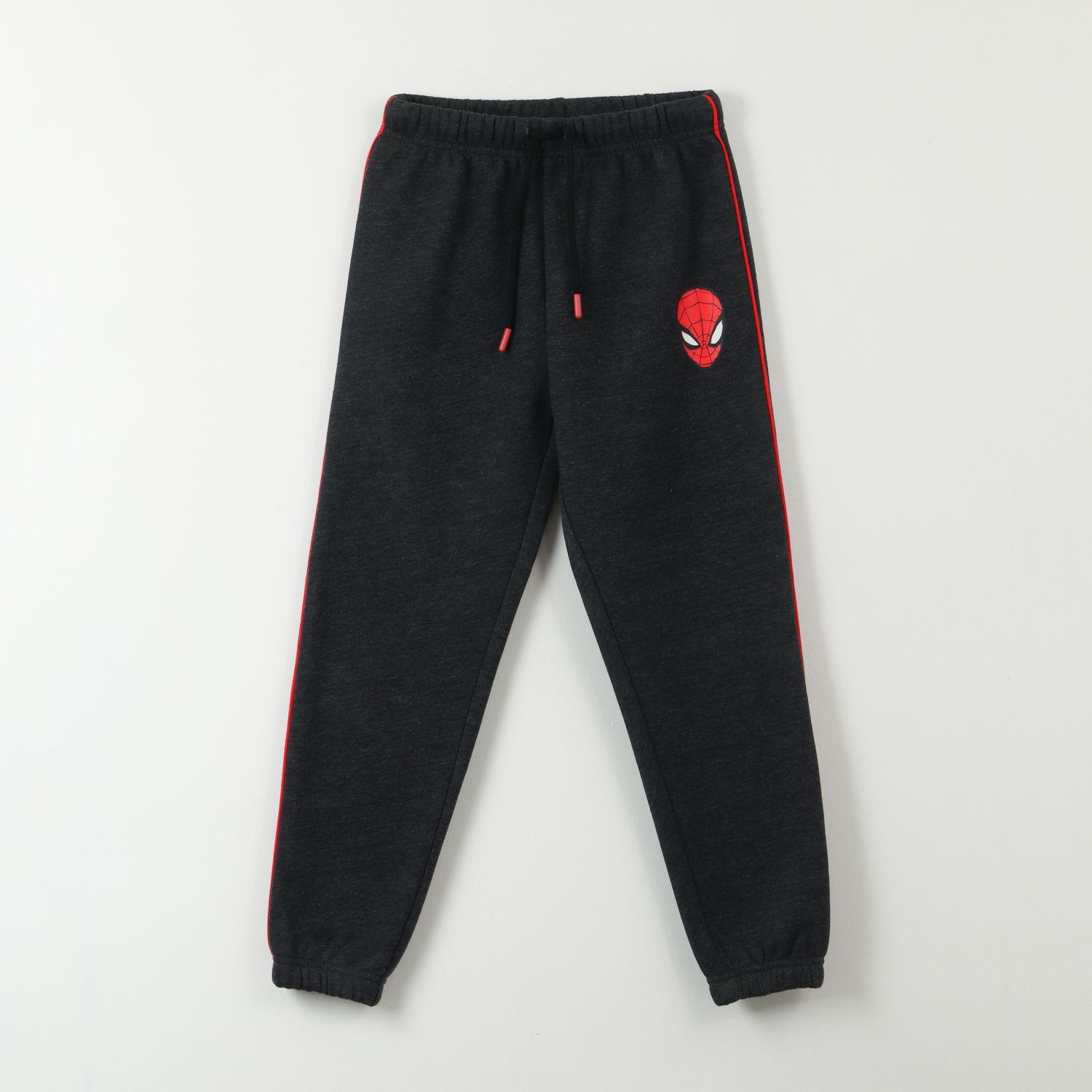 Pantalon De Buzo Niño Spiderman Lineas Negro Marvel-0