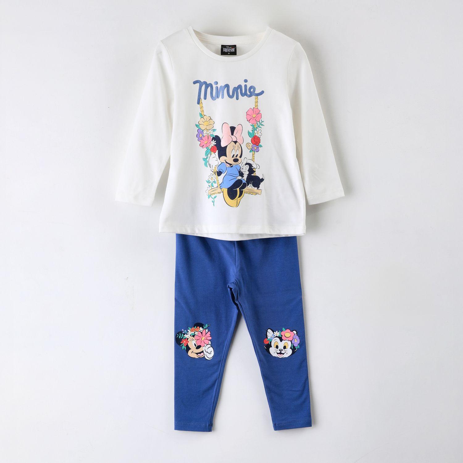 Conjunto Niña Minnie Disney Blanco-0