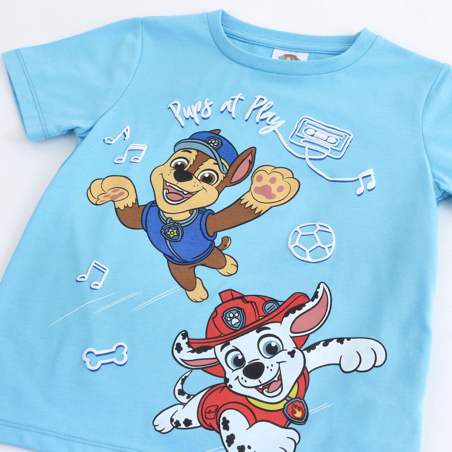 Pijama Manga Corta Niño Paw Patrol Pups And Play Celeste-2