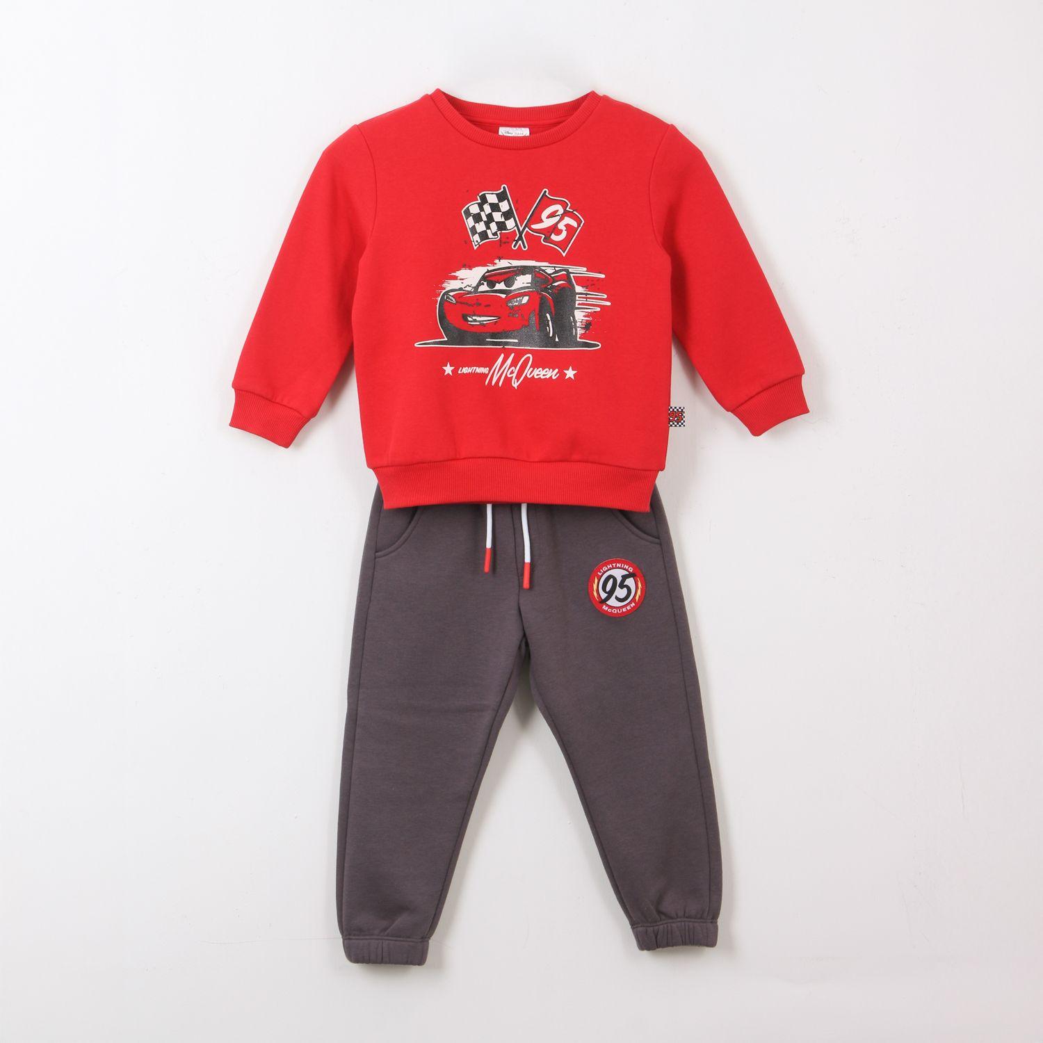 Conjunto Buzo Niño Rayo McQueen Cars Rojo Disney-0