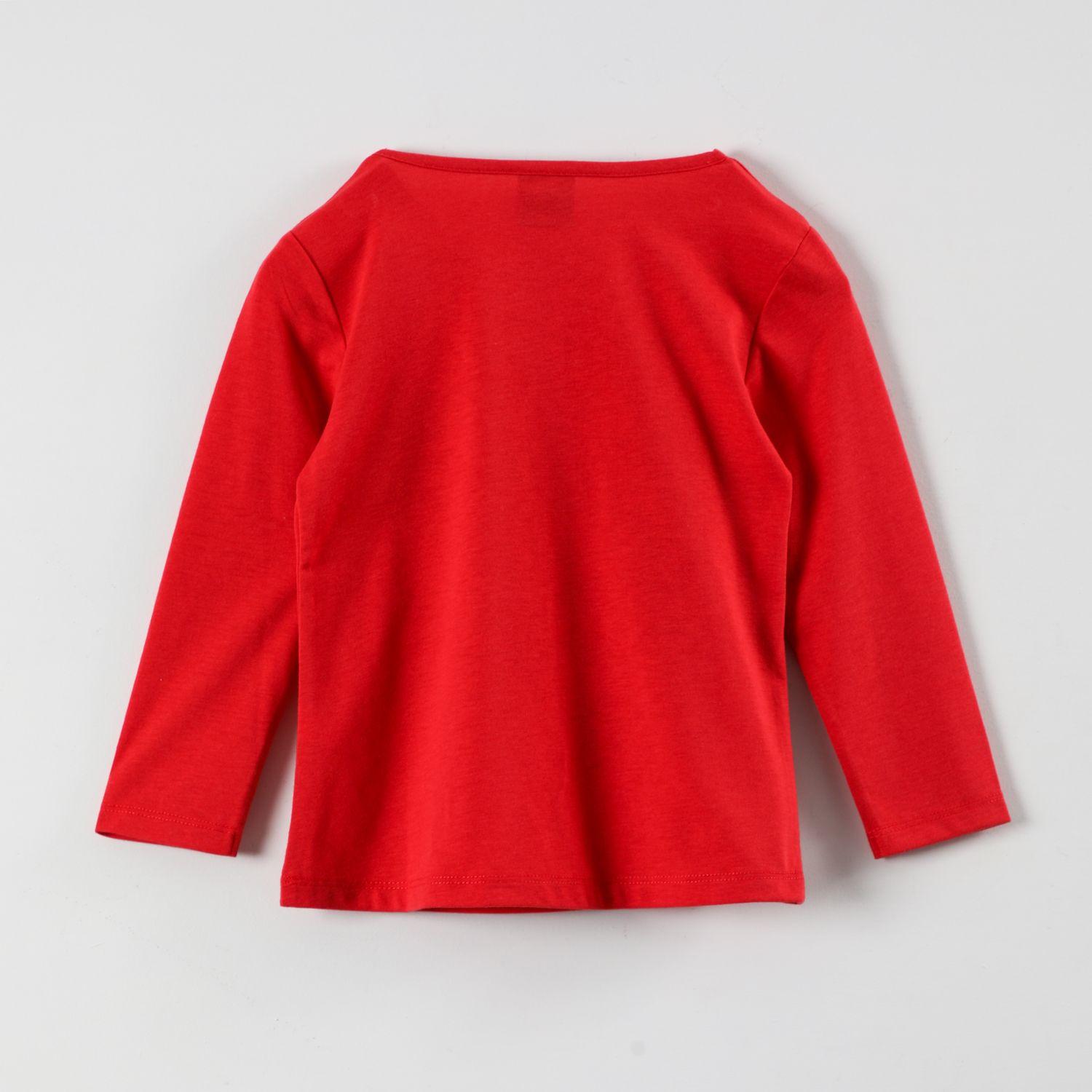 Polera Manga Larga Niña Minnie Classic Rojo Disney-2