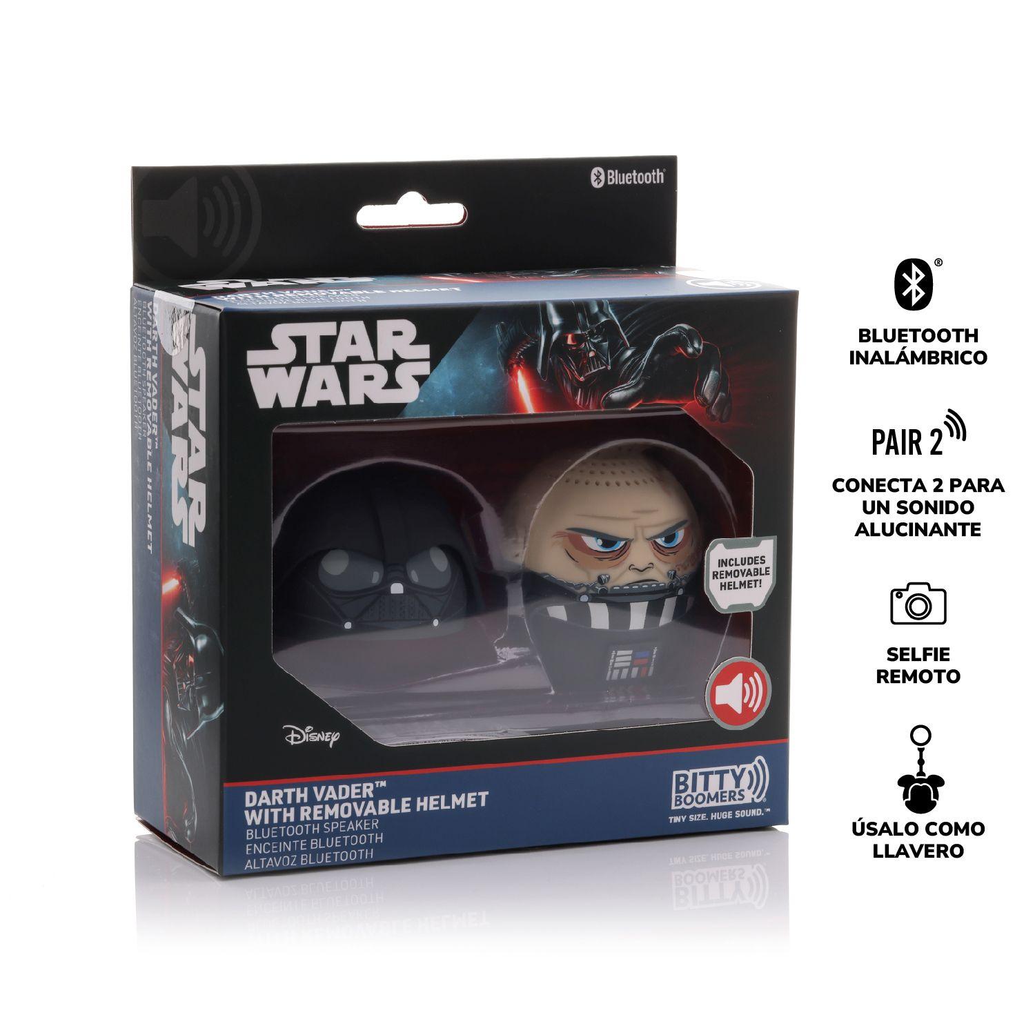 Parlante Bluetooth Portatil Darth Vader Casco Removible Star Bitty Boomers-4