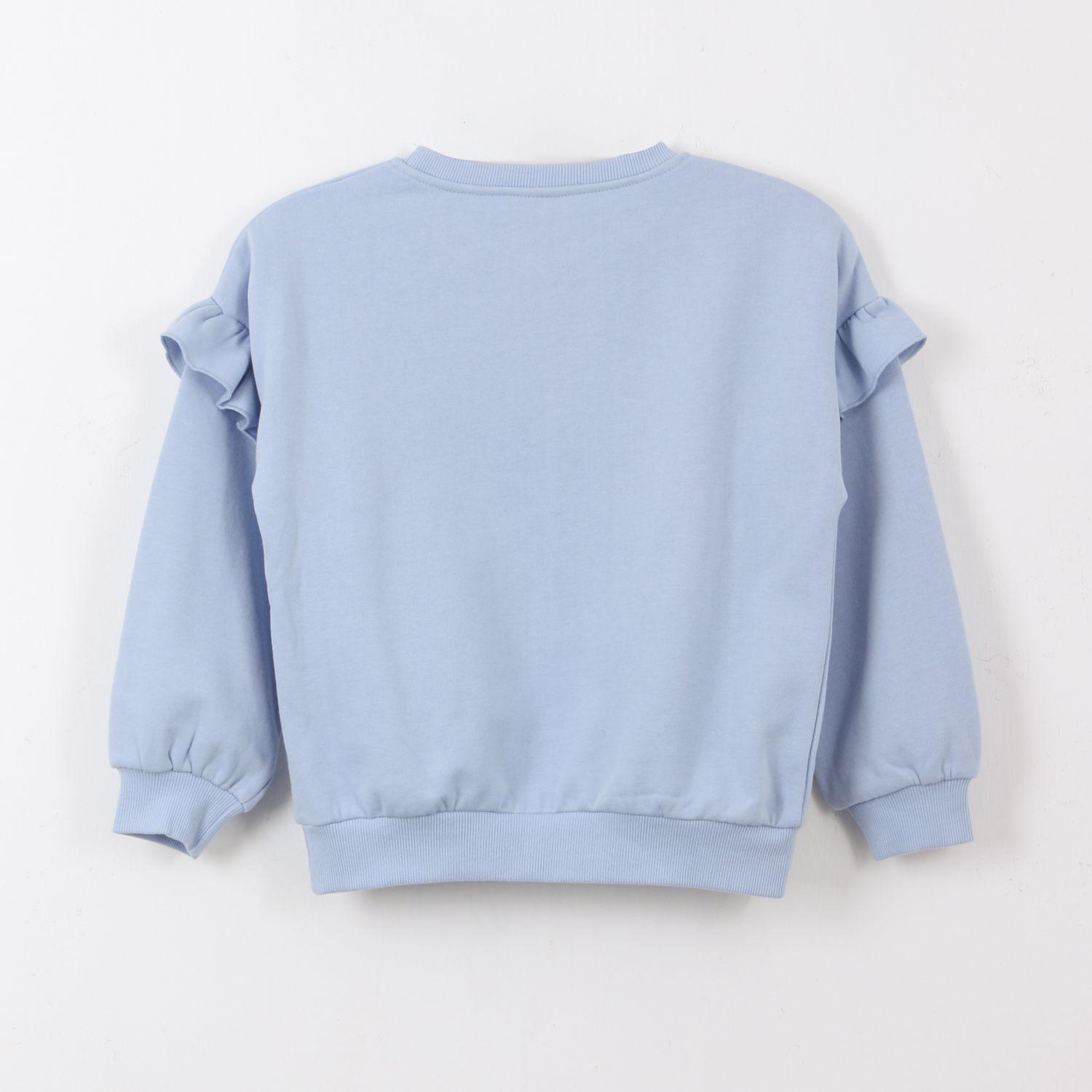 Polerón Cerrado Niña Vuelos Minnie Azul Disney-1