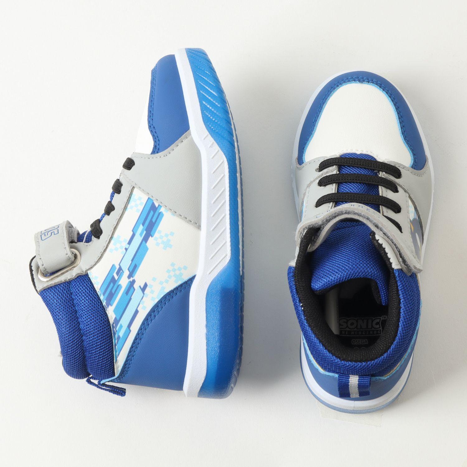 Zapatilla Con Luces Niño Go Fast Azul Sonic-2