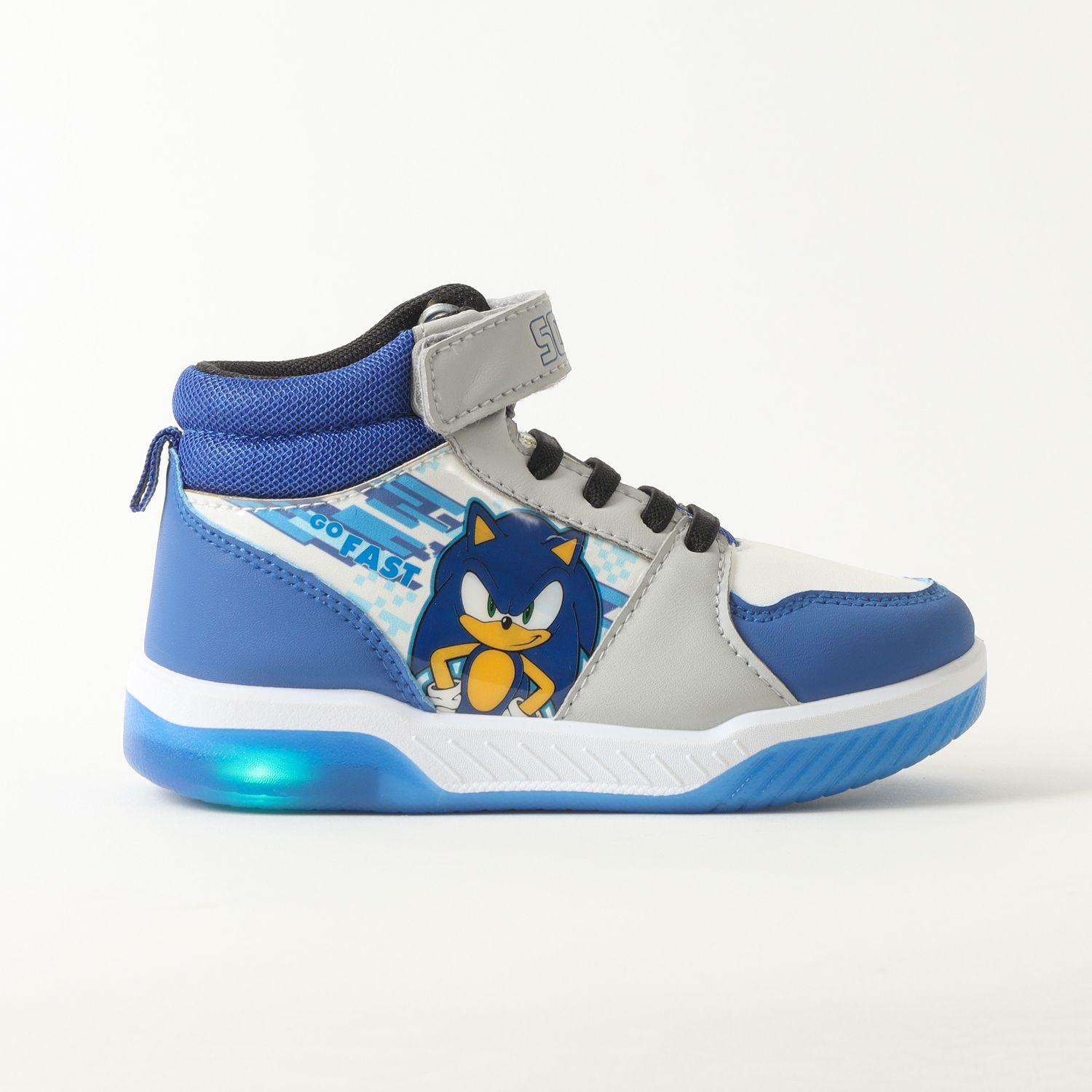 Zapatilla Con Luces Niño Go Fast Azul Sonic-0