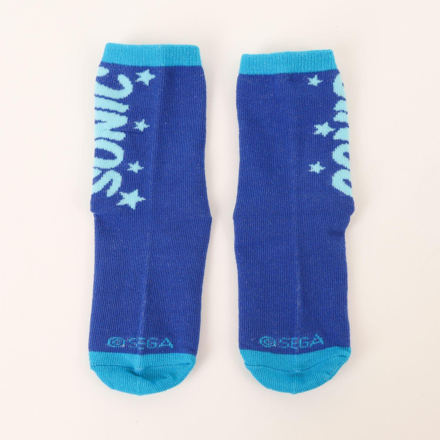 Tripack Calcetines Niño Azul Full Print Sonic-2