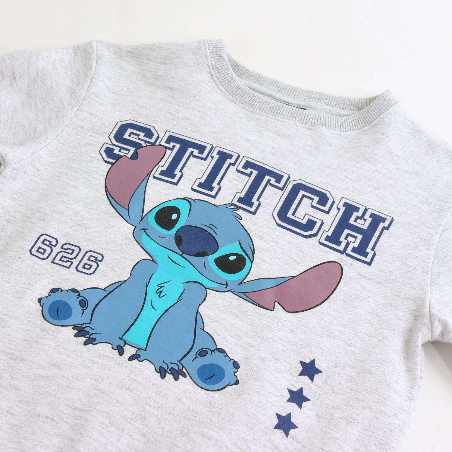 Polerón Cerrado Mujer Lilo & Stitch Gris Disney-3