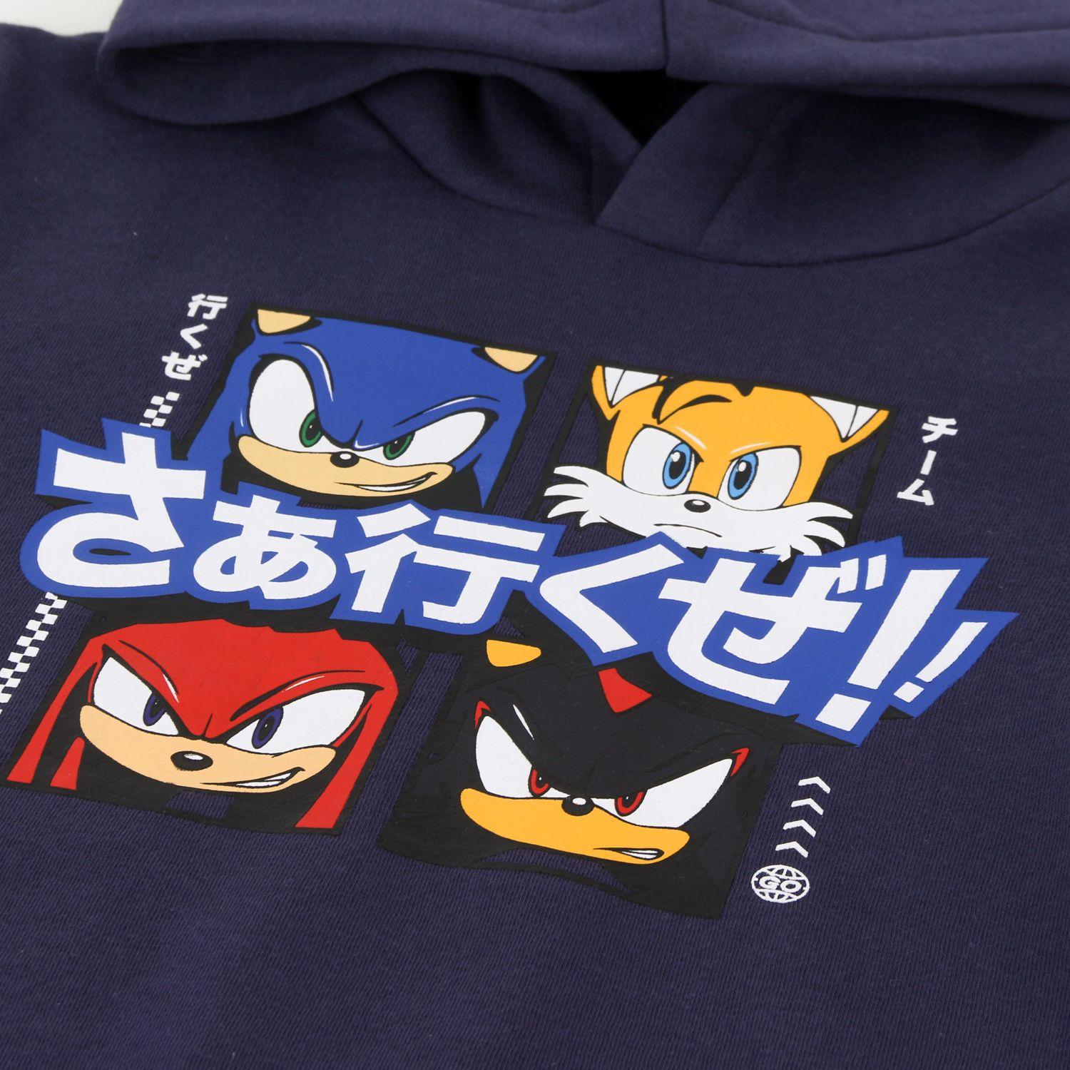 Conjunto Buzo Niño Azul Personajes Sonic-2