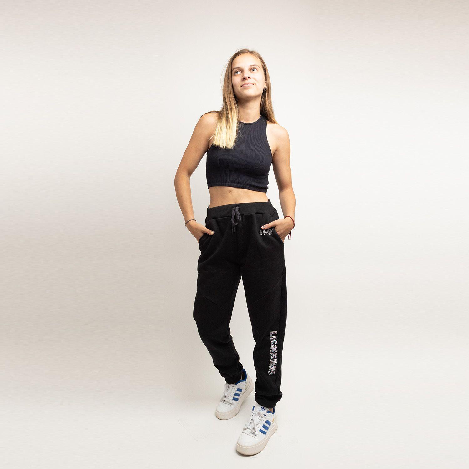 Pantalon de Buzo Mujer Rey León Feroz Negro Disney-0