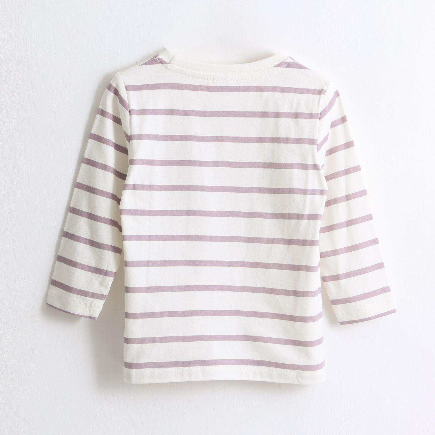 Polera Manga Larga Niña Rayas Skye Blanco Paw Patrol-1