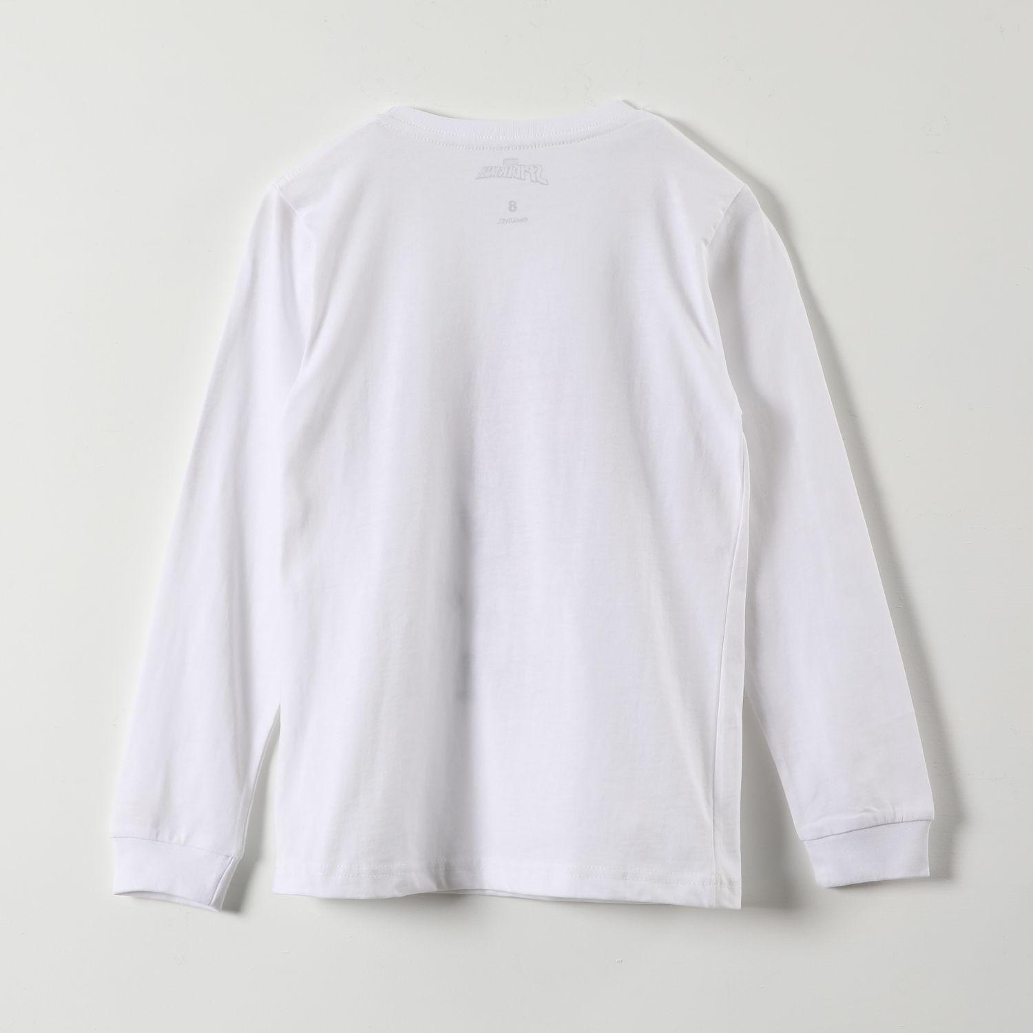 Polera Manga Larga Niño Personajes Blanco Marvel-1