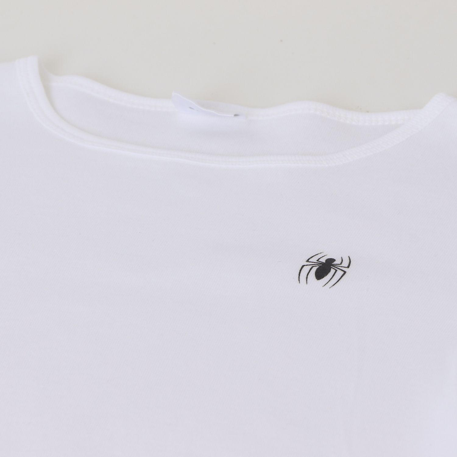 Bipack Camiseta Escolar Niño Manga Larga Blanco Marvel-3