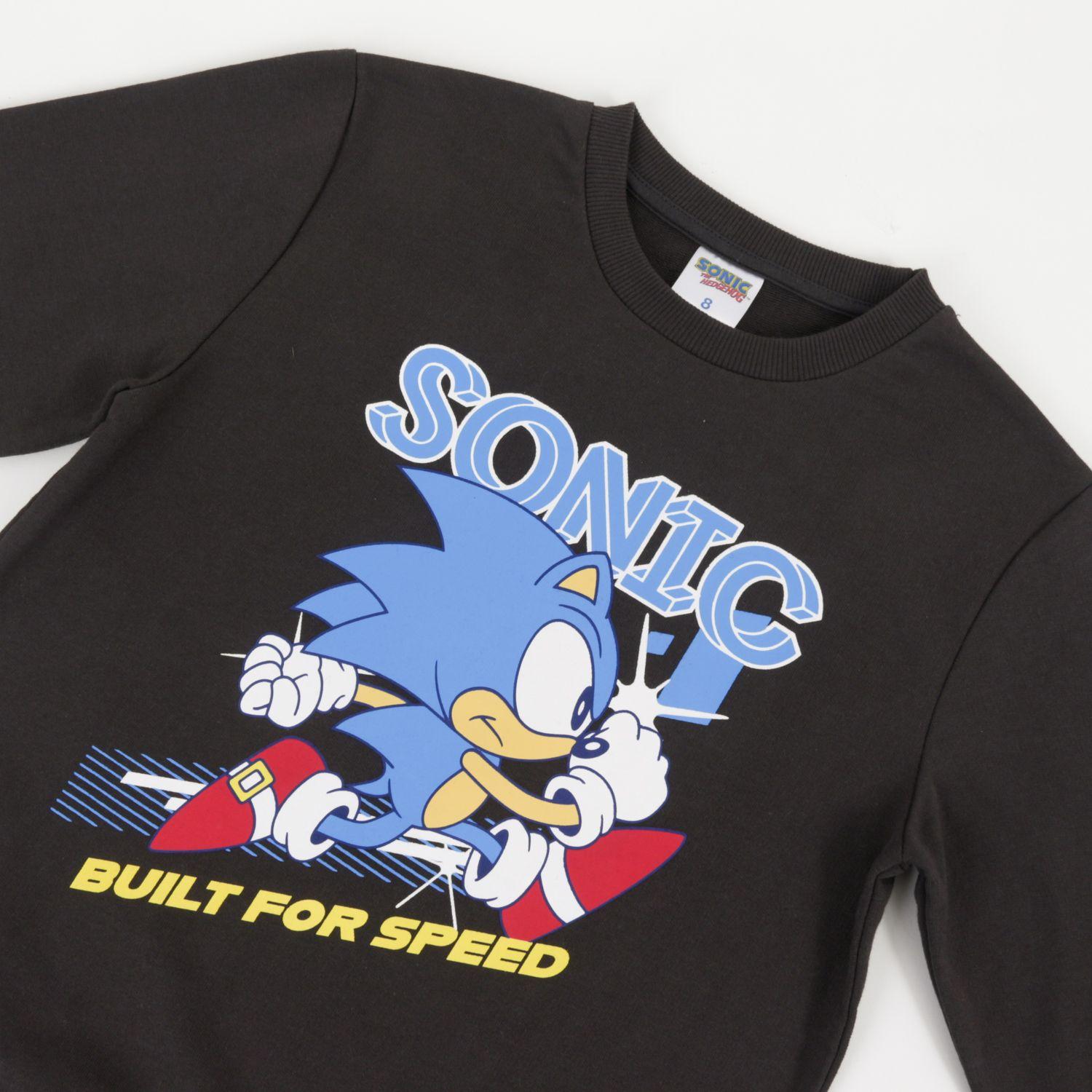 Polerón Cerrado Niño Azul Personaje Sonic-2