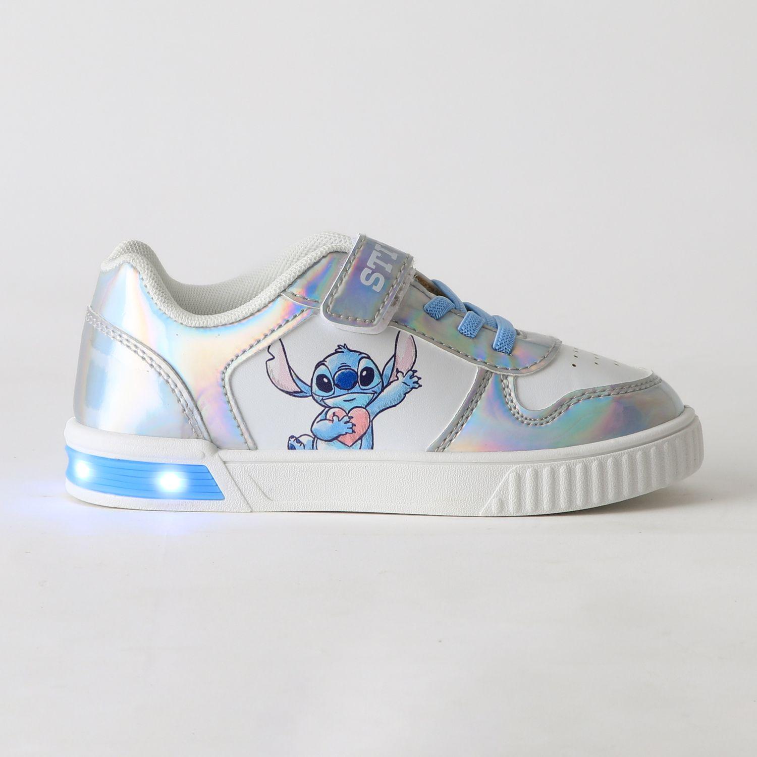 Zapatilla Luces Niña Corazón Lilo & Stitch Blanco Disney-0