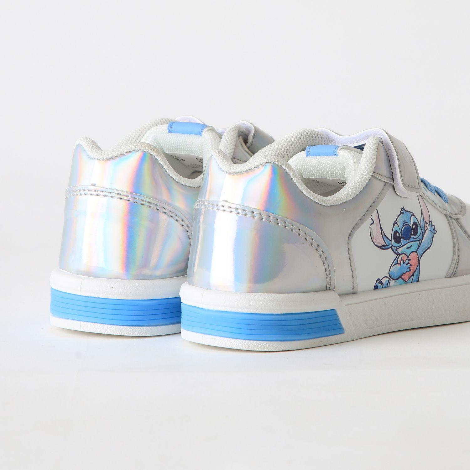 Zapatilla Luces Niña Corazón Lilo & Stitch Blanco Disney-2