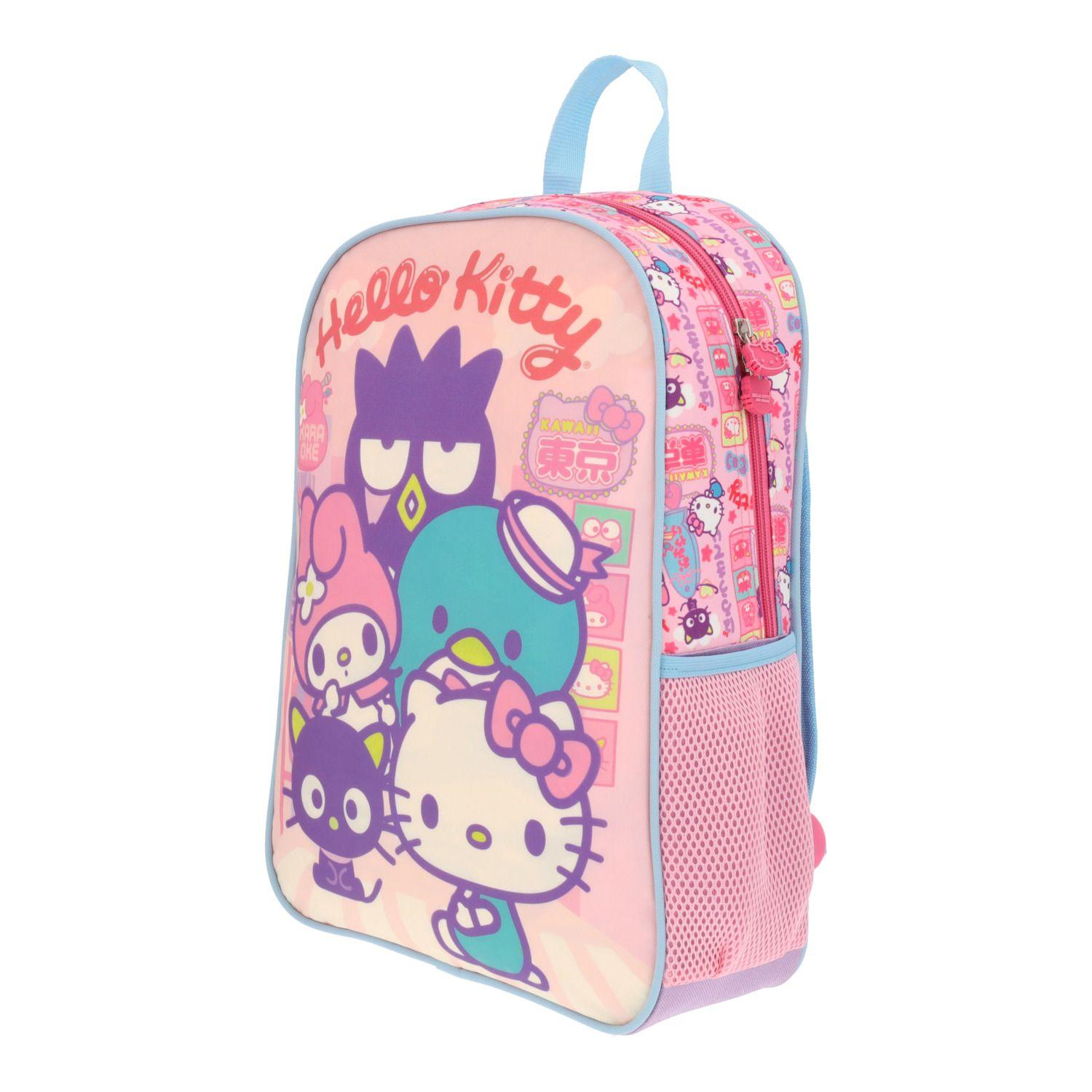 Mochila Escolar Niña Rosado Friends & Hello Kitty-7