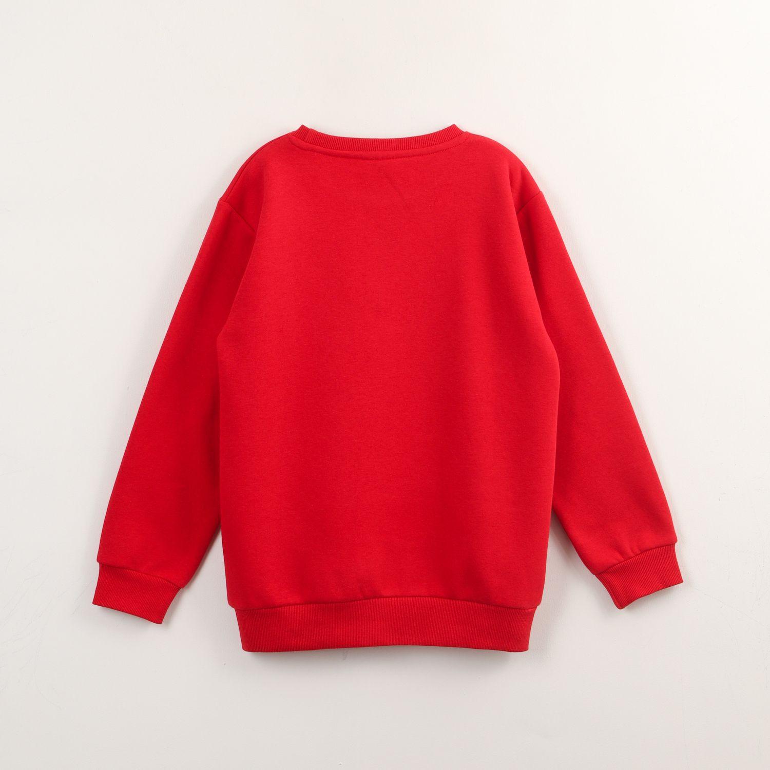 Polerón Cerrado Niño Rayo McQueen Cars Rojo Disney-1