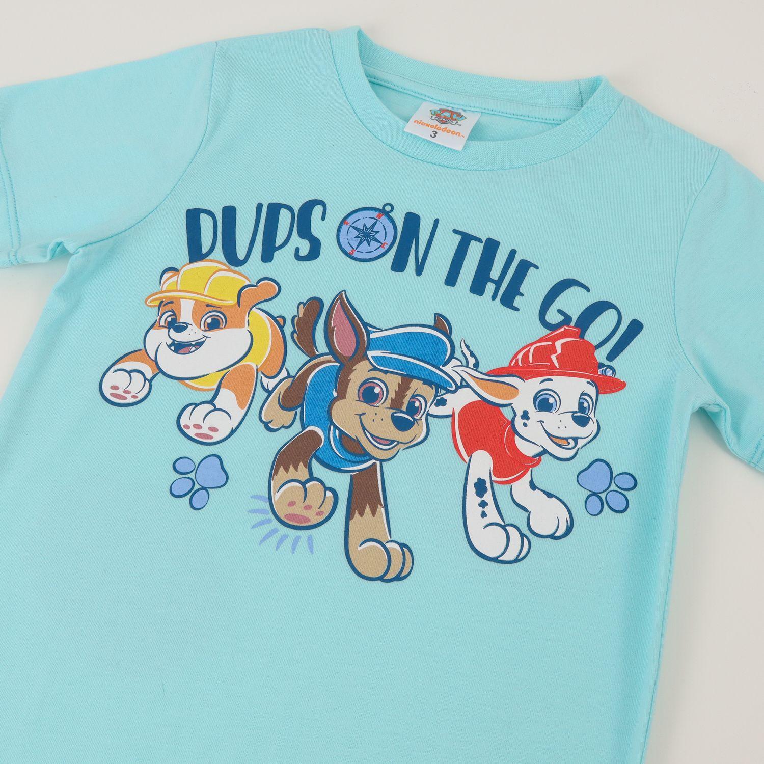 Pijama Manga Corta Niño Calipso Pandilla Paw Patrol-3