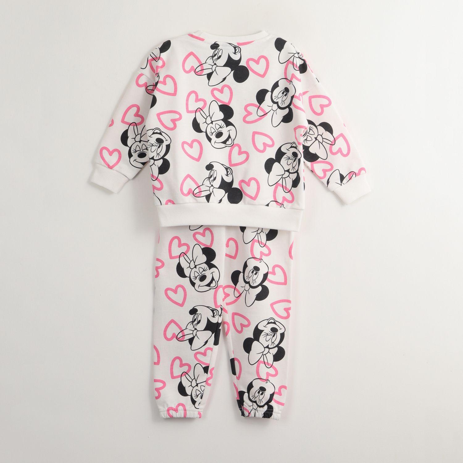 Conjunto Buzo Niña Minnie Full Of Hearts Blanco Disney-3