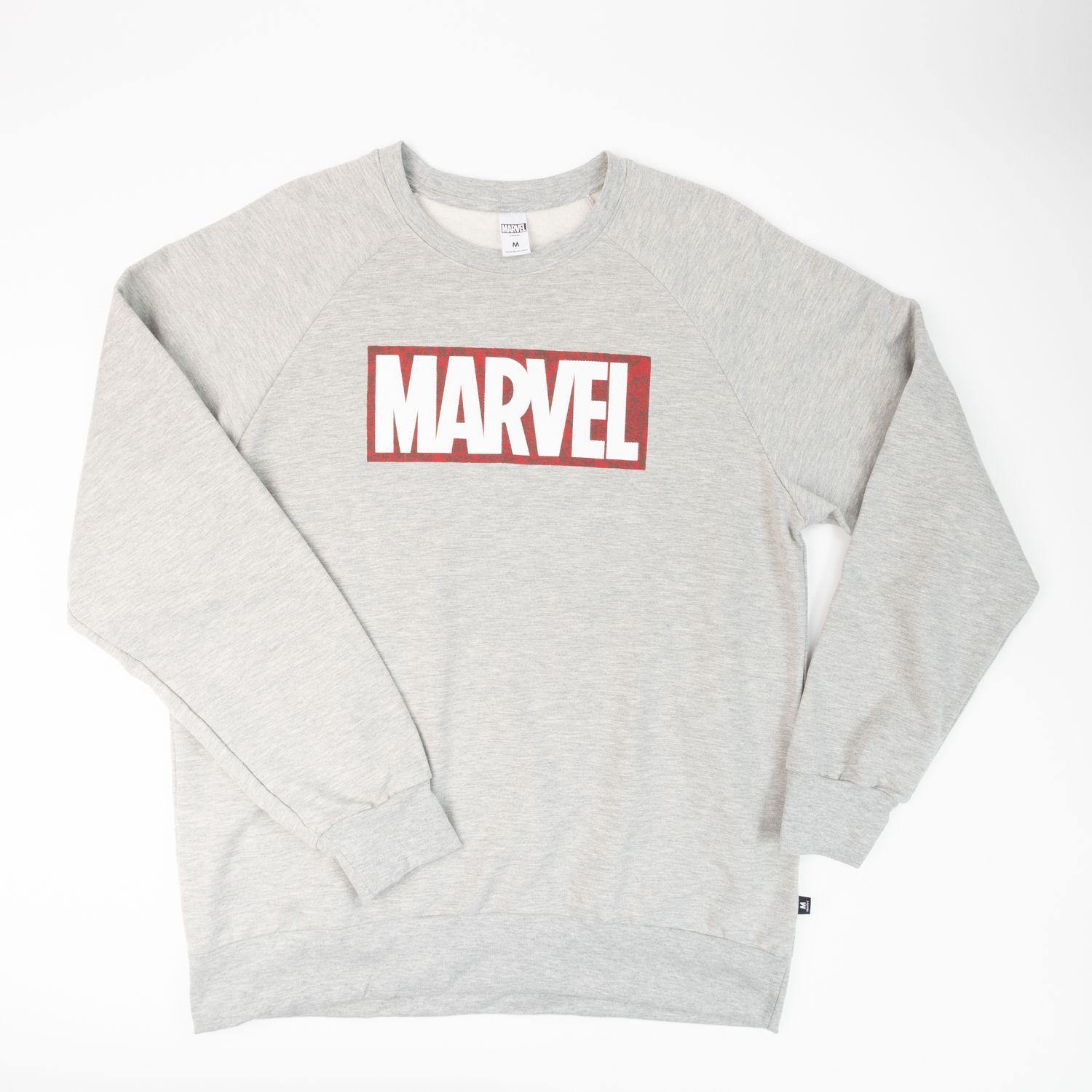 Poleron Hombre Templado Gris Marvel-0