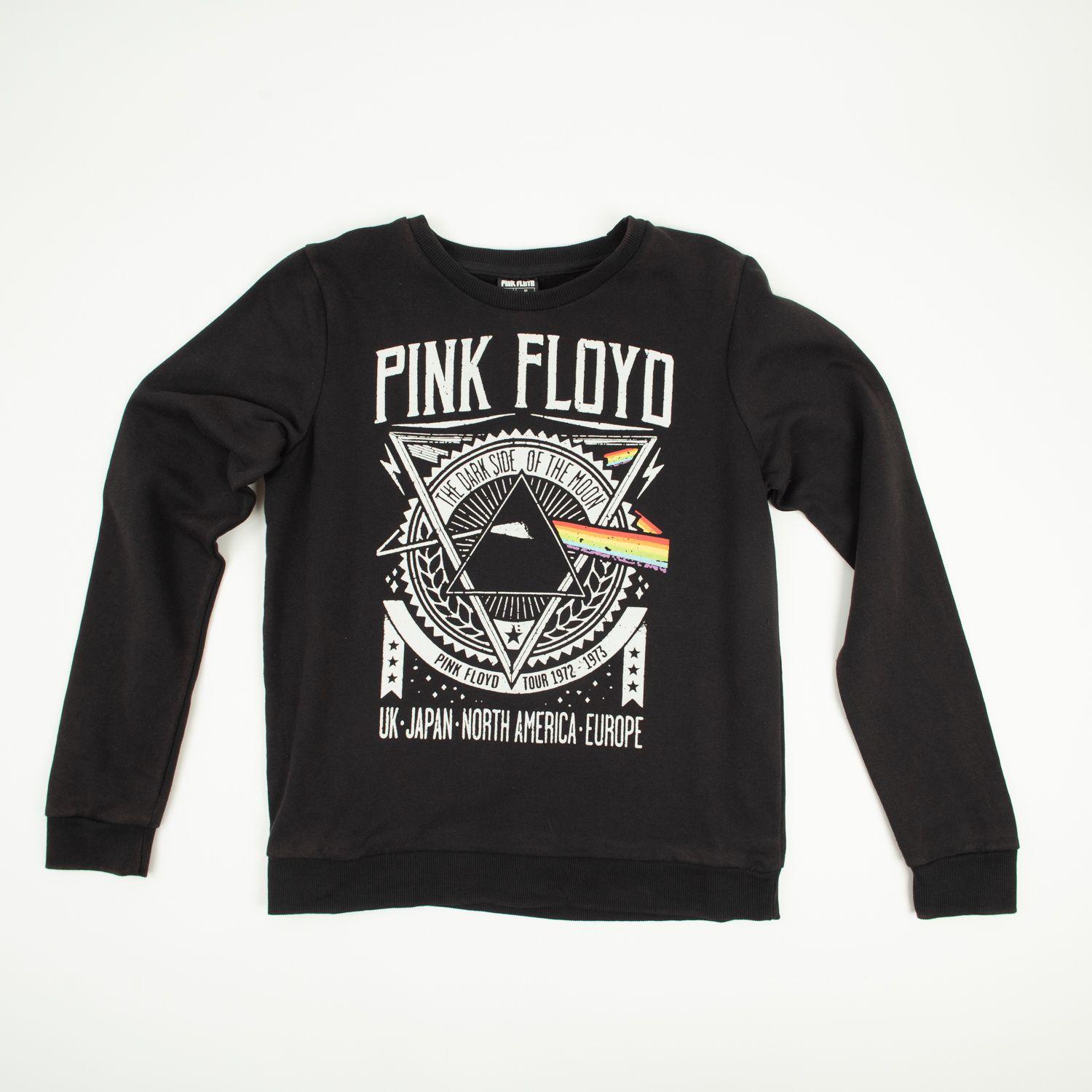 Poleron Mujer  Pink Floyd Prima Negro-2